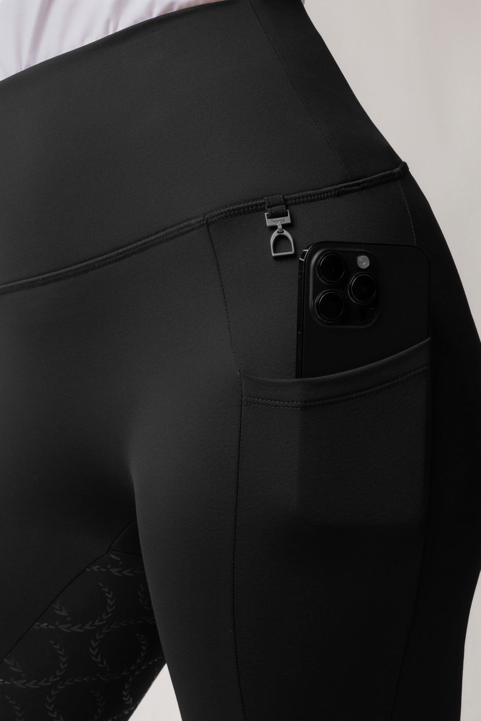 Horze Gillian Damskie legginsy Thermo z pełnym gripem