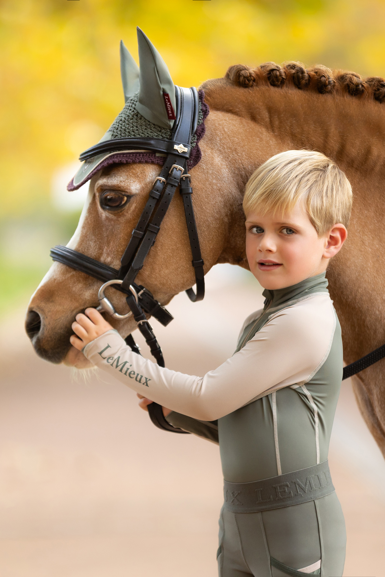 LeMieux Mini dziecięca koszulka bazowa z ochroną UV