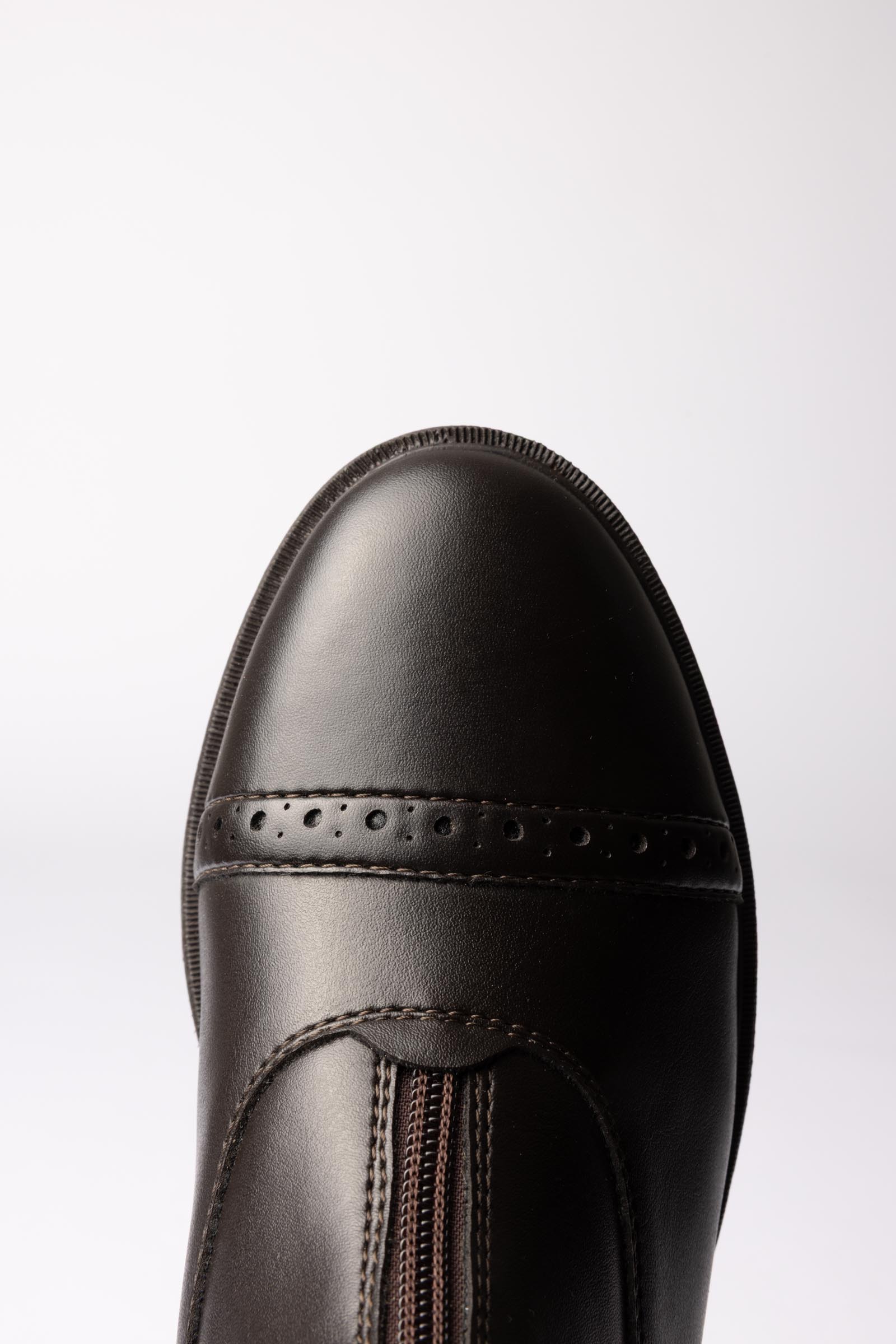 Sztyblety damskie Horze Jodhpur Wexford, z zamkiem błyskawicznym z przodu