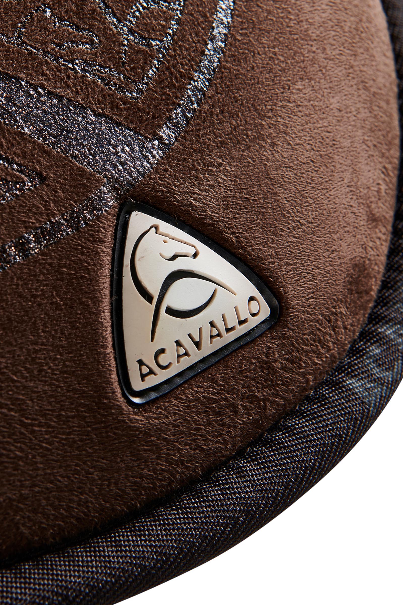 Acavallo klasyczny pad skokowy Close Contact z pianki memory, zamsz, silikonowy grip, płaski  