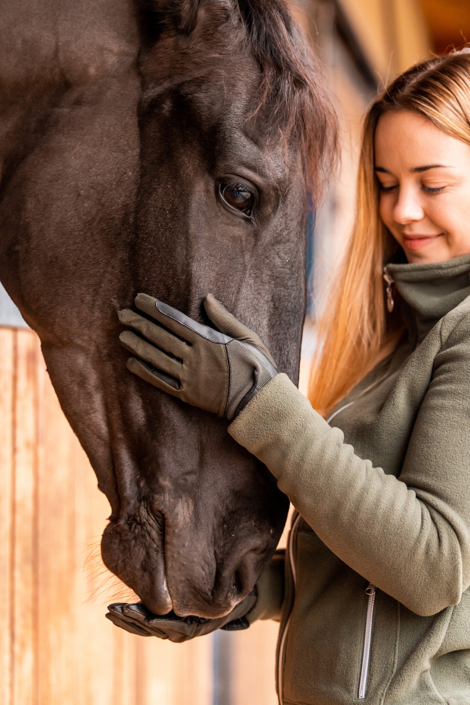 Horze  Leni Damskie rękawiczki jeździeckie na lato