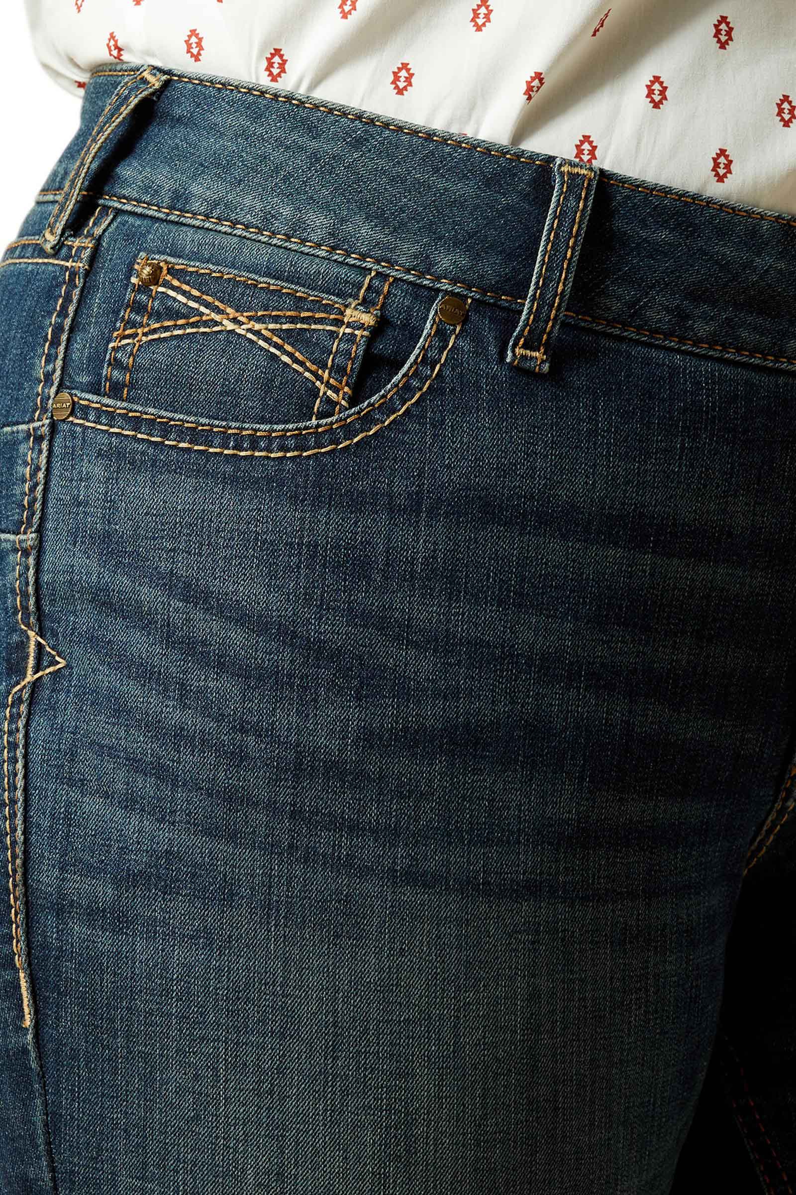 Ariat Sonia Mid Rise damskie bootcut jeansy