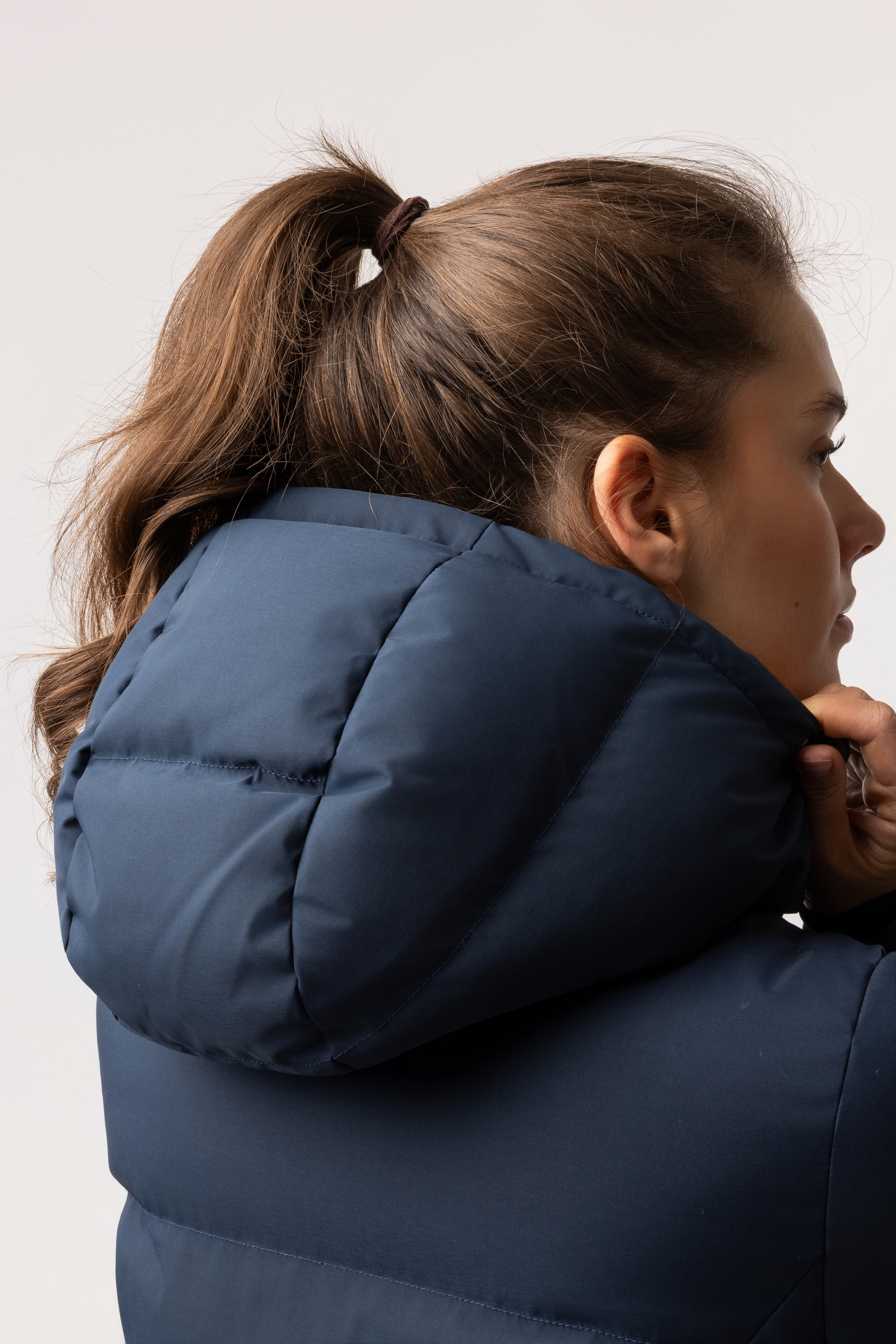 Horze Paloma Długi ocieplany płaszcz damski 