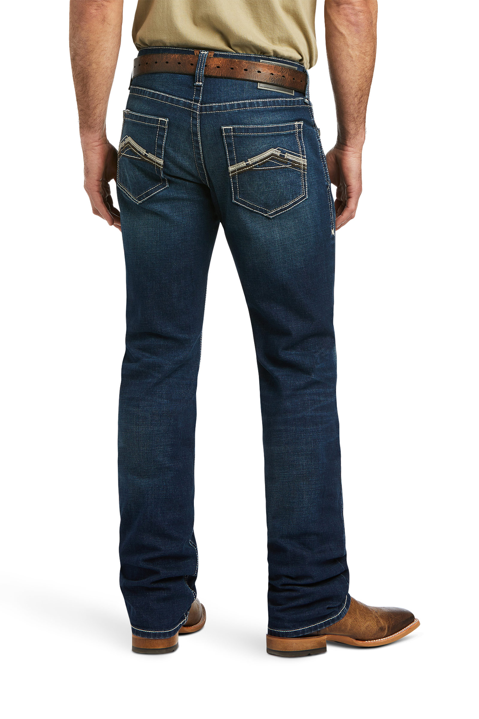 Ariat M5 Straight Stretch Remming jeansy o prostym kroju stackable
