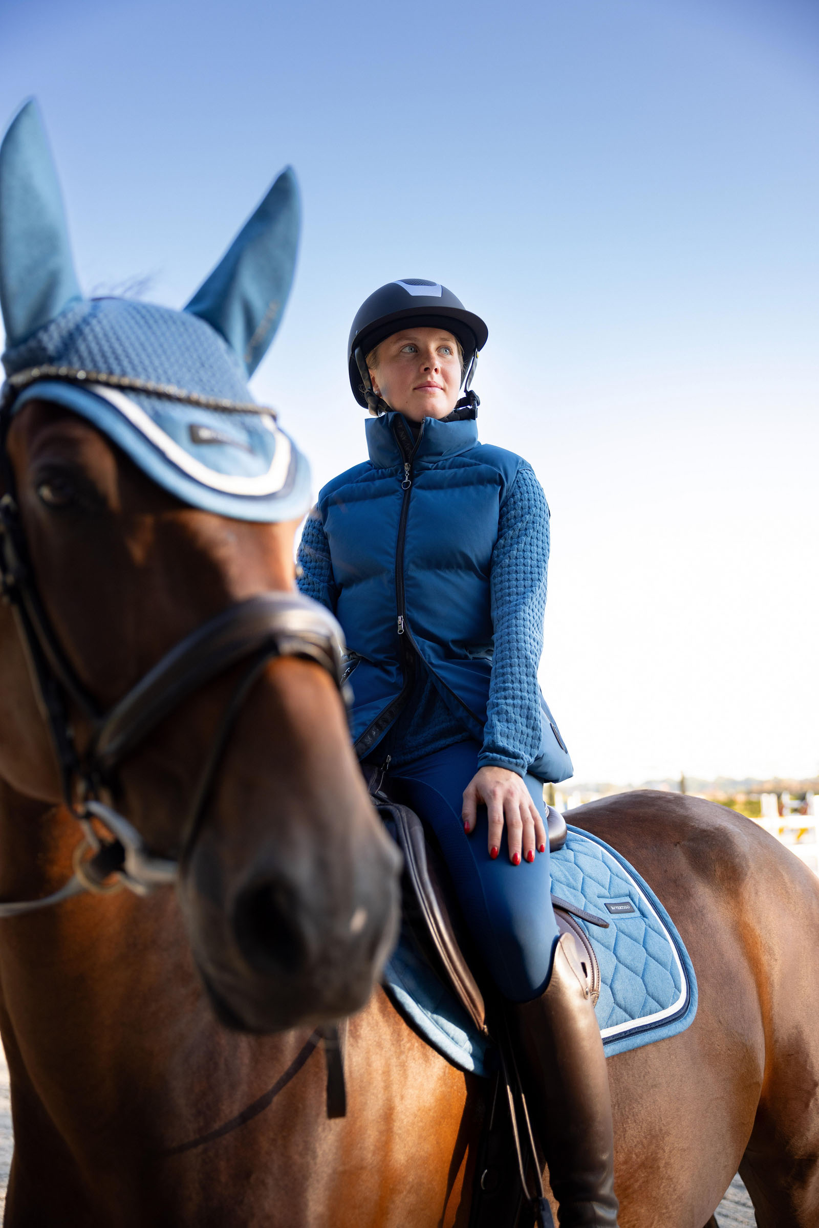 Horze Oona Pikowana kamizelka jeździecka 