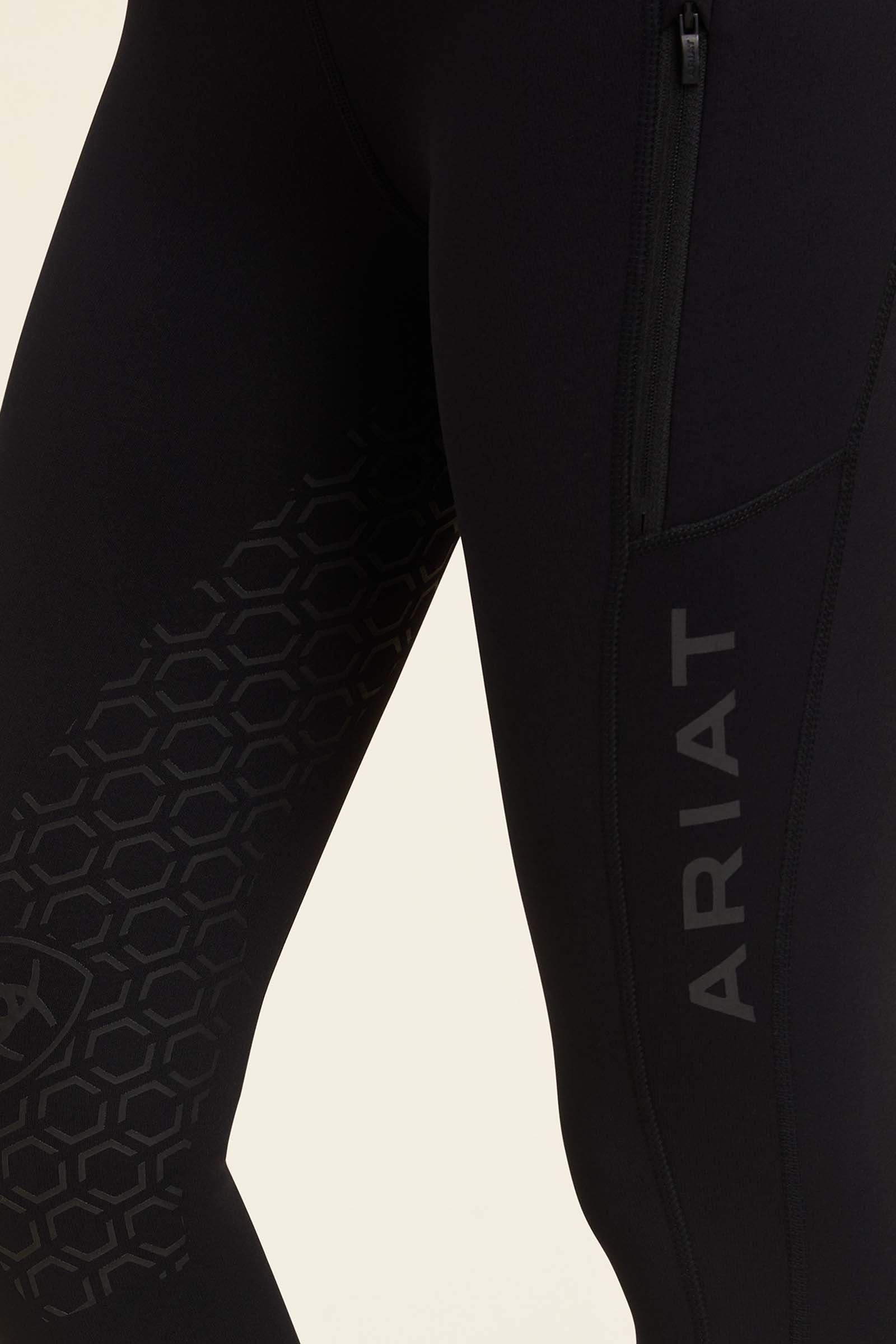 Ariat Venture Thermal damskie legginsy jeździeckie z częściowym gripem