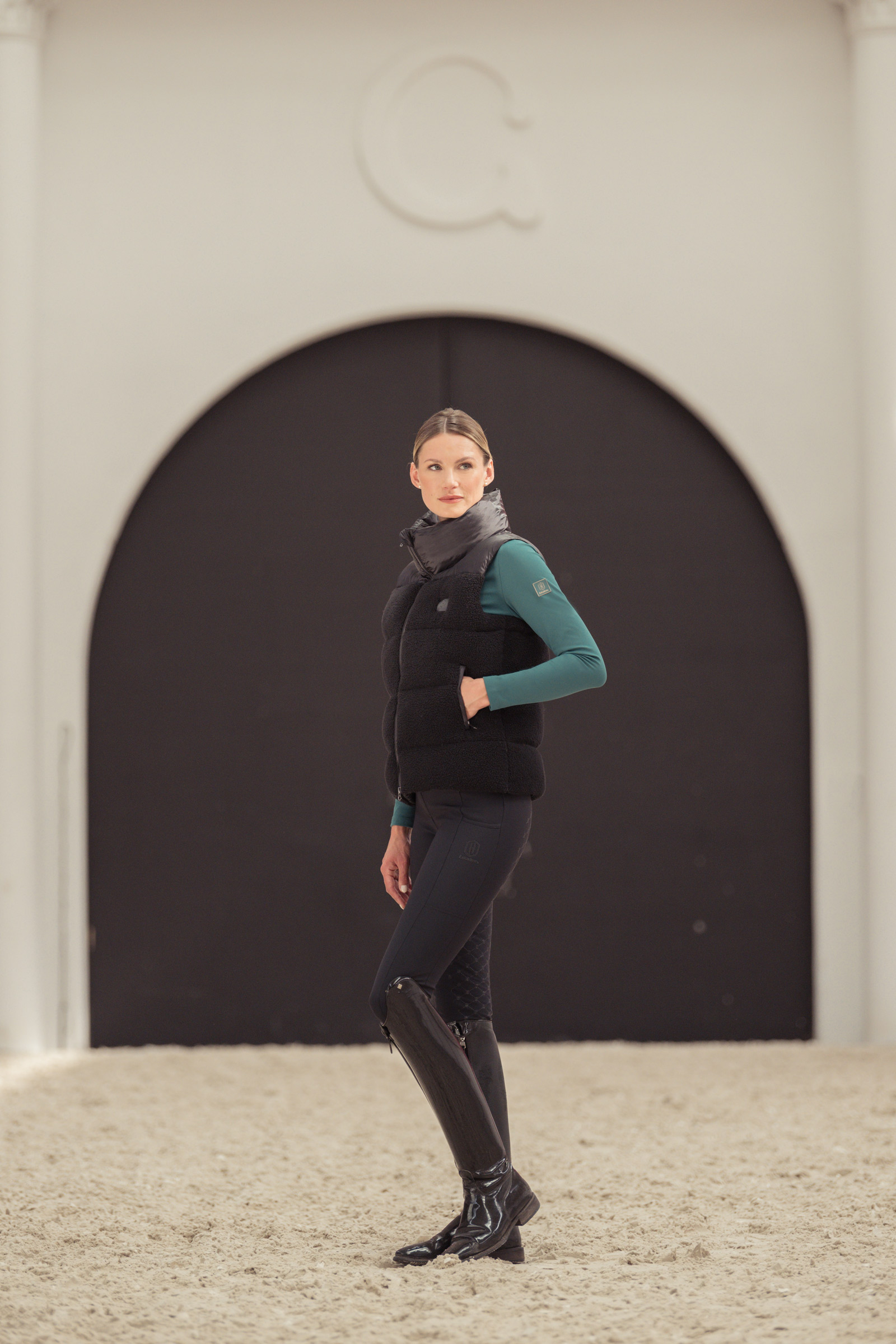 Eskadron Fanatics AW24 Pikowana kamizelka z Teddyfleece