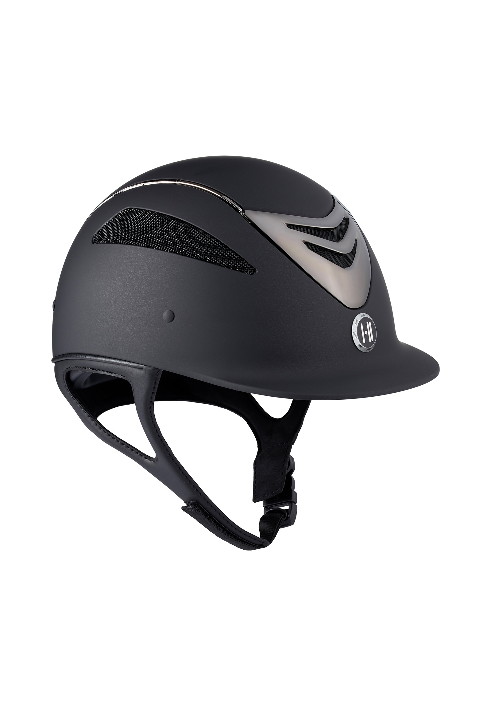 OneK Defender Pro Matt Chrome Kask jeździecki