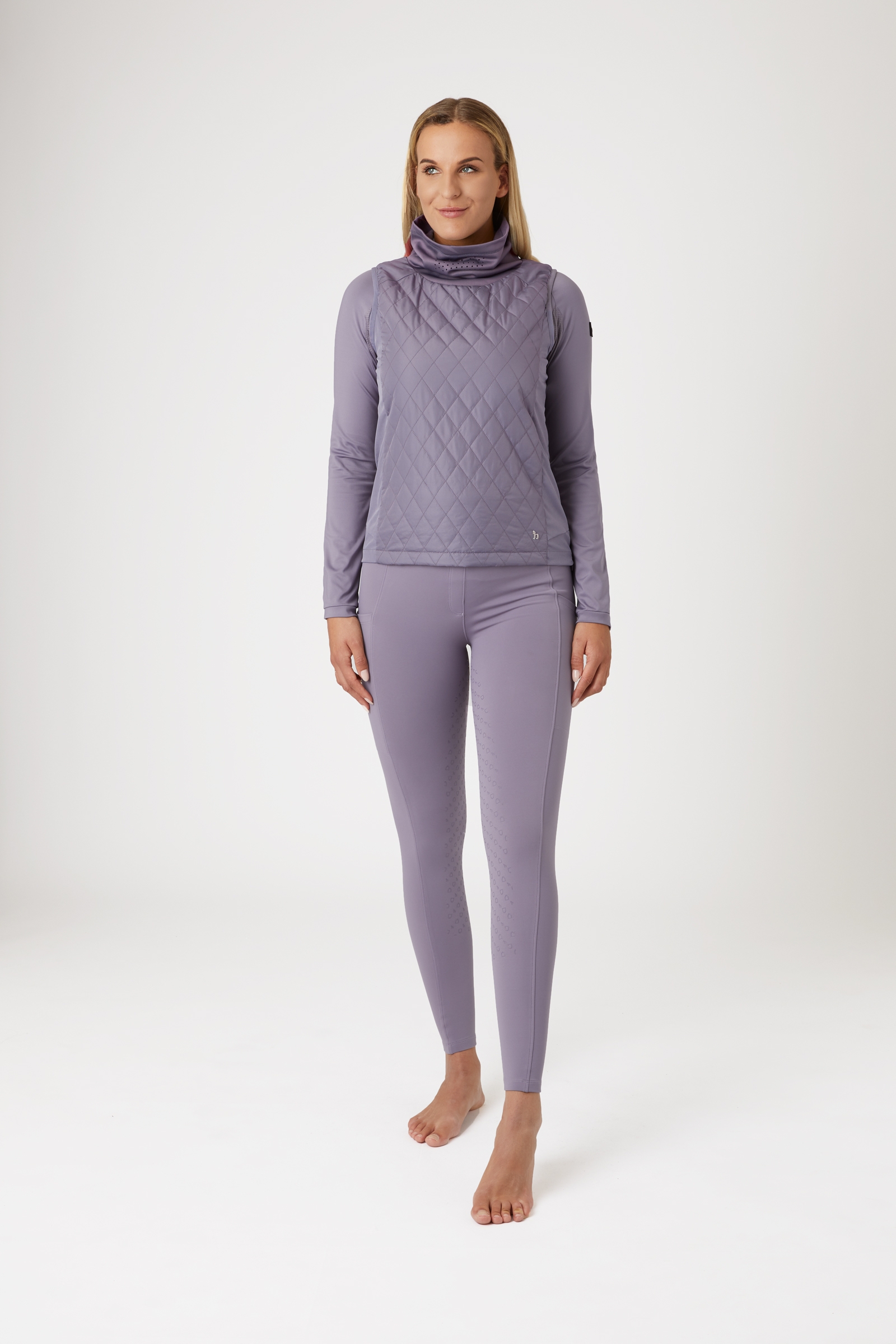 Horze Riley Damski hybrydowy bezrękawnik jeździecki