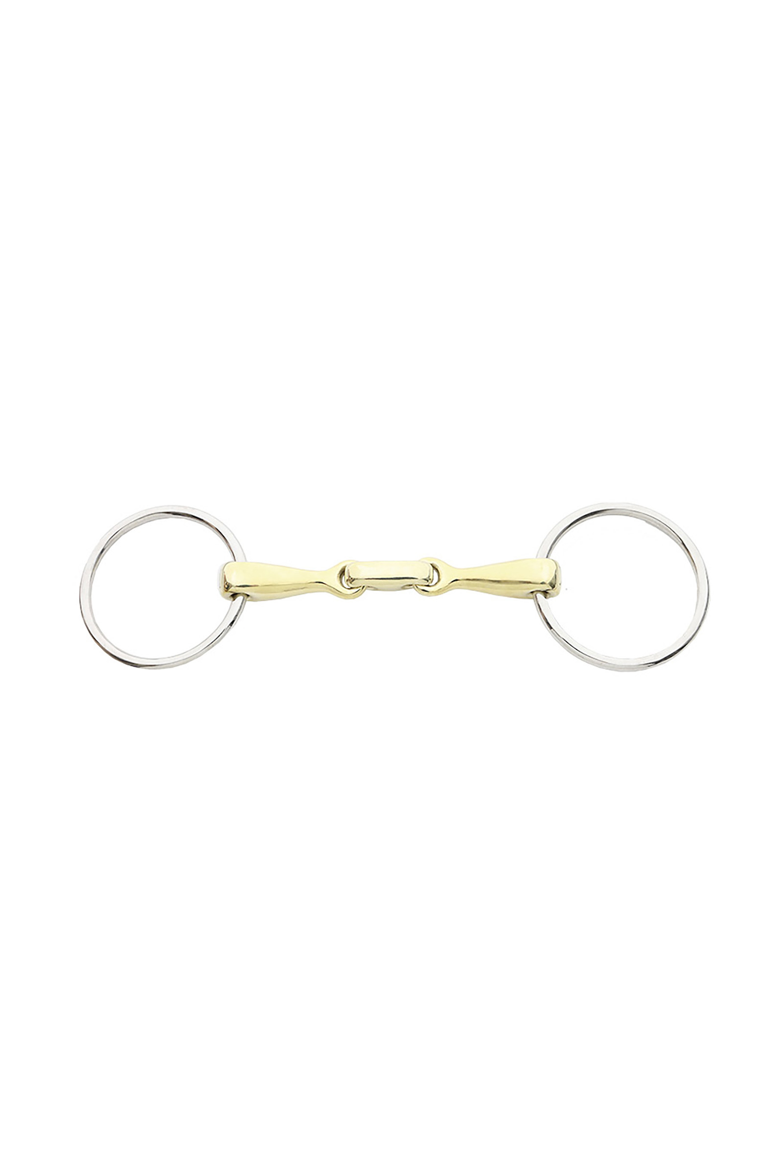 Kavalkade Snaffle bit, double jointed, Lock up KavalBits, 16mm