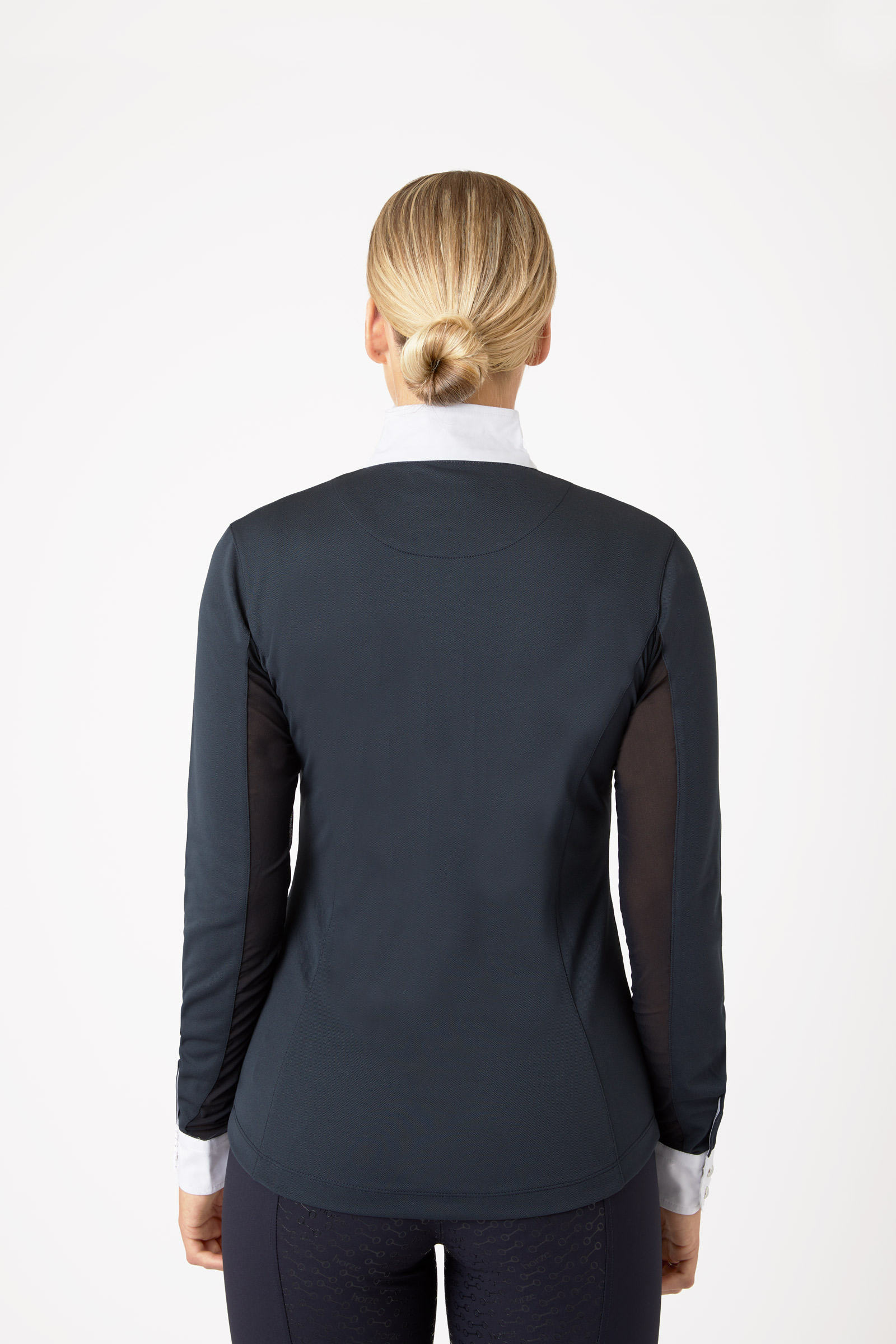 Koszula konkursowa damska, z długimi rękawami Horze Blair LSF 30+