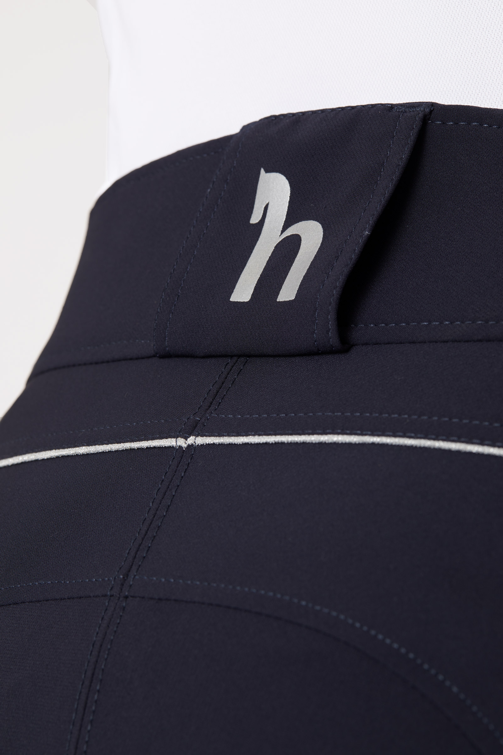 Damskie bryczesy Horze Aubrey z wysokim stanem i silikonowym lejem kolanowym