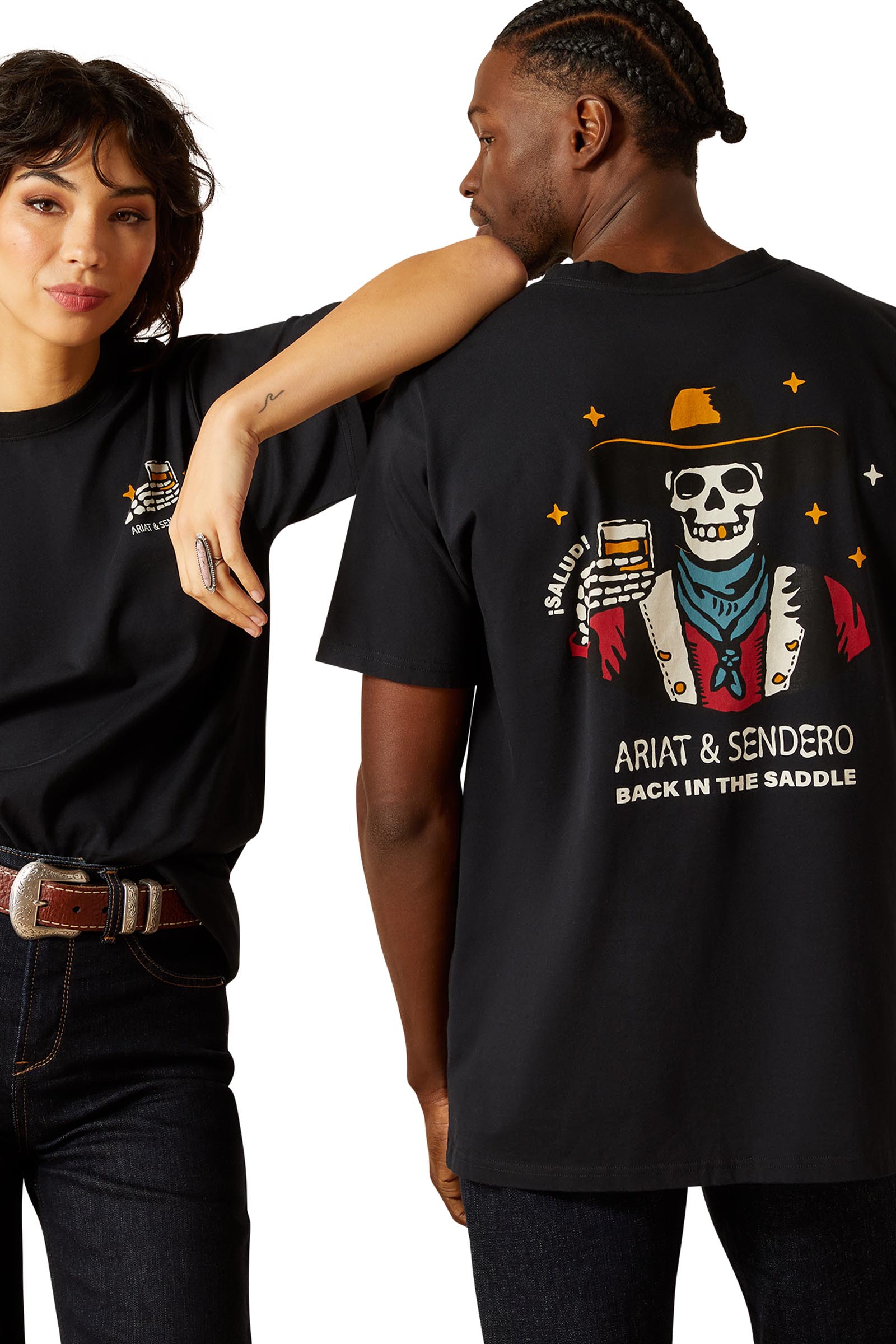 Ariat Sendero When Life Gives You Agaves Męski T-shirt
