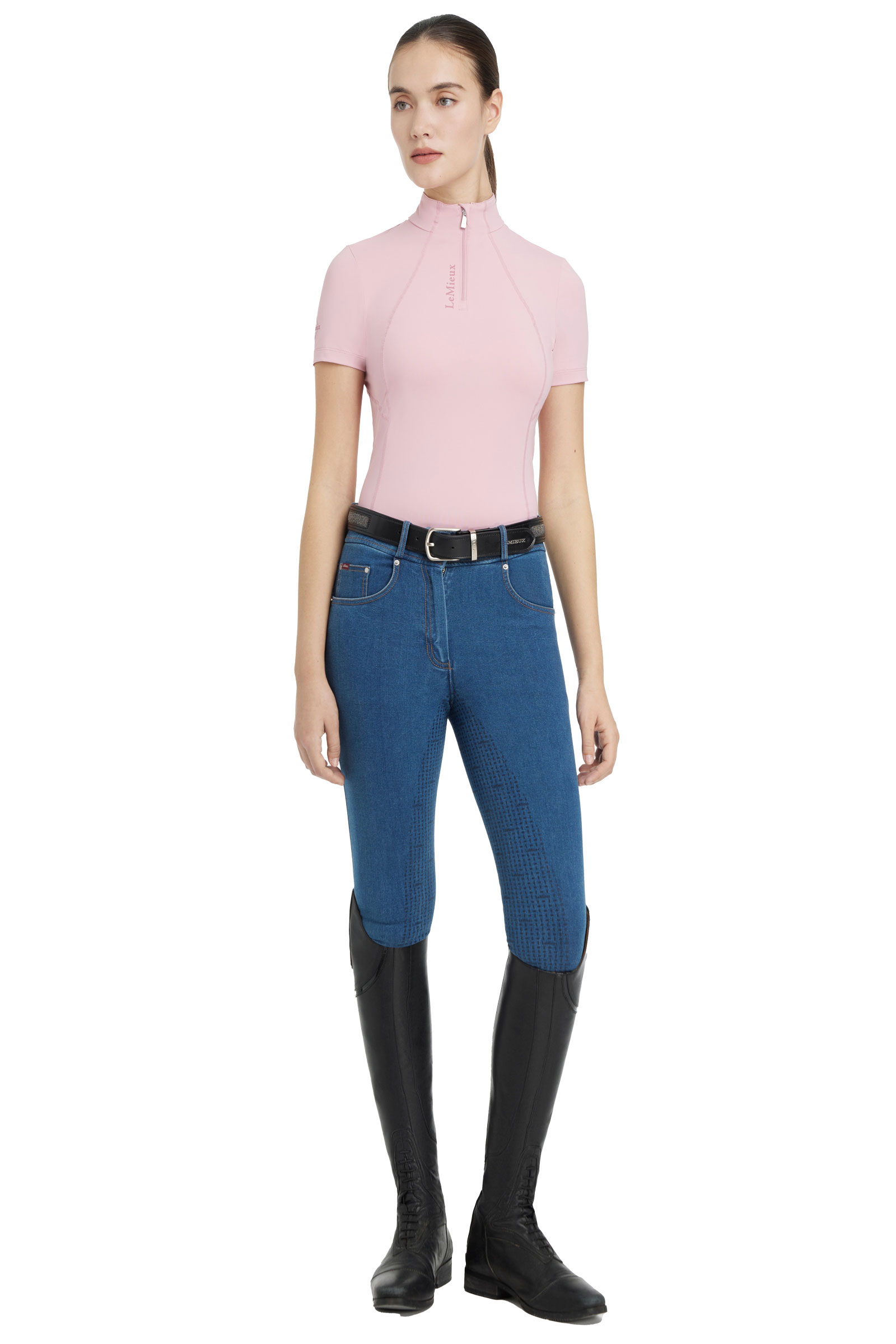 LeMieux Classique damska koszulka bazowa z kr&oacute;tkim rękawem