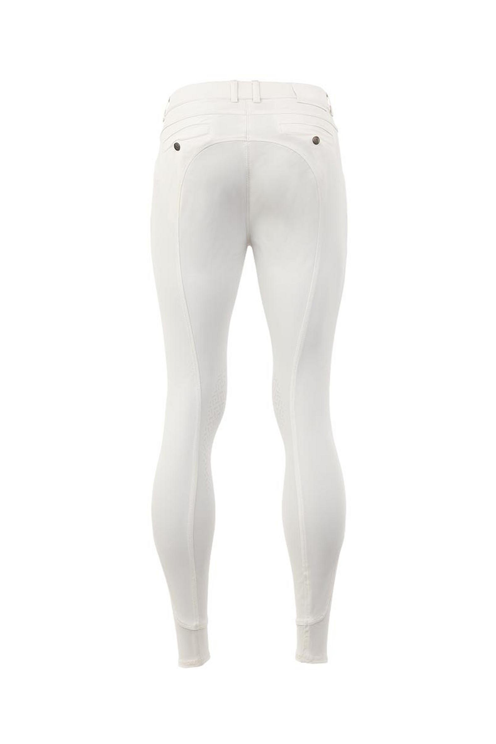 Snow white BR Maikel męskie bryczesy jeździeckie z silikonowym knee gripem