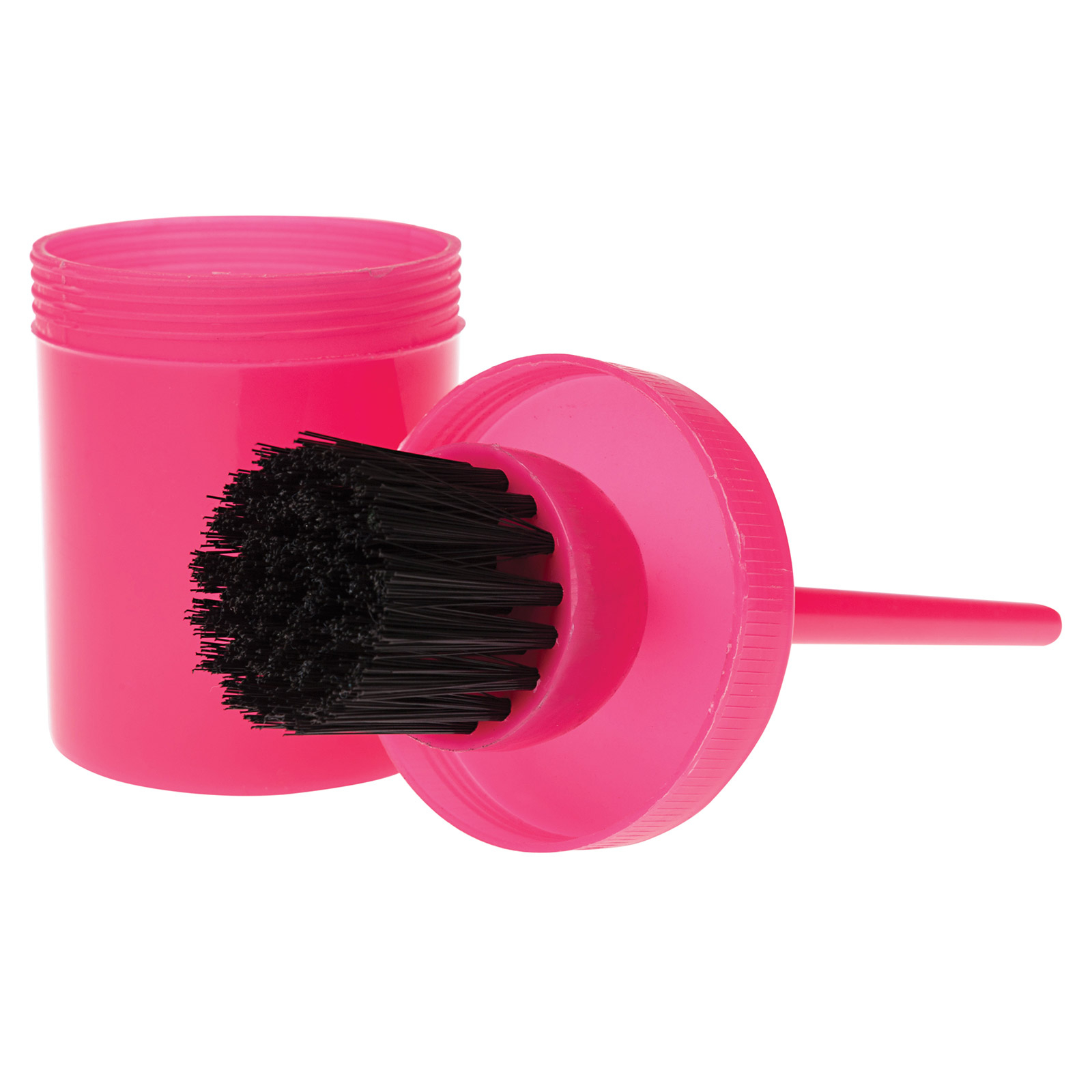 Hot Pink Roma Brights Hoof Oil Brush & Bottle