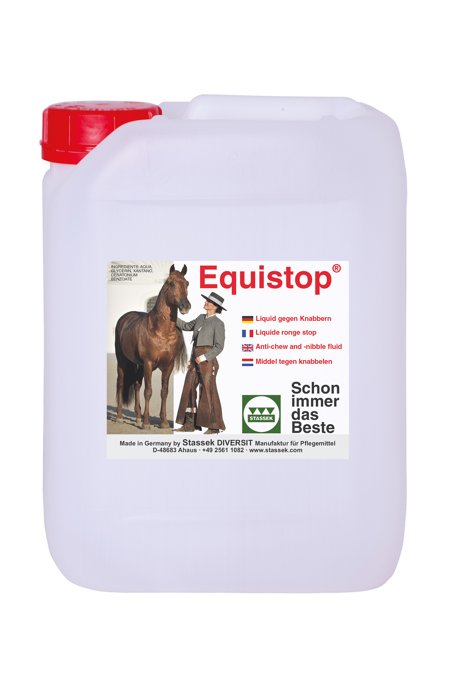 Stassek Equistop Anti-Nibble Fluid, 5 litrów