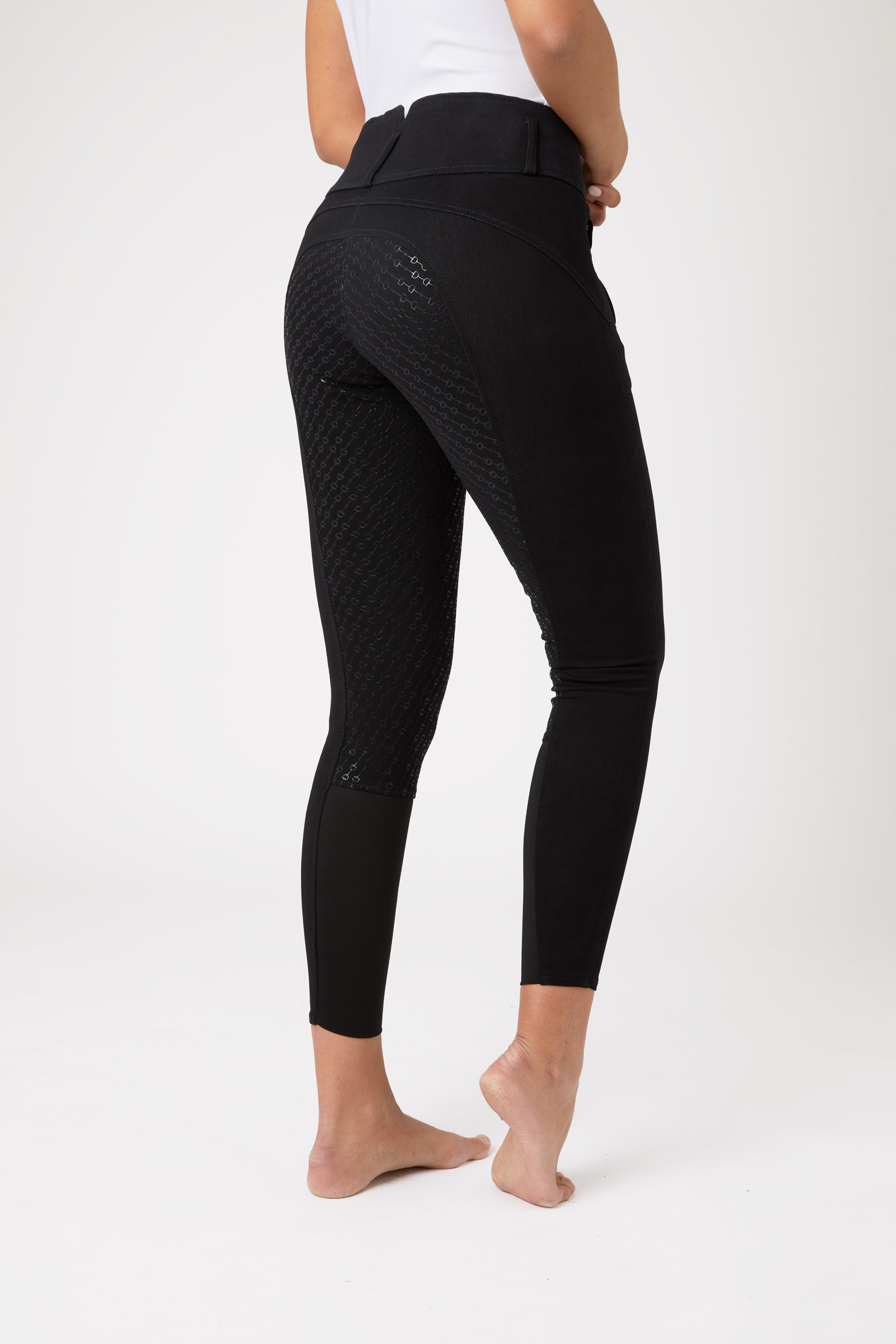 Bryczesy damskie z silikonowym lejem Horze Daniela FS