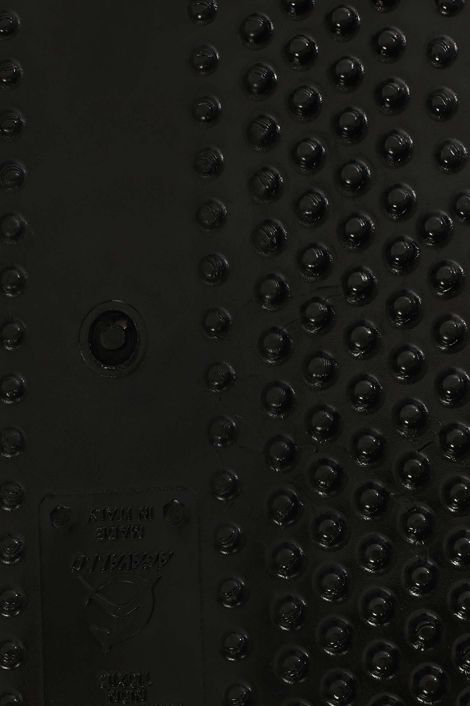 Acavallo Masująca podkładka żelowa, kolor czarny