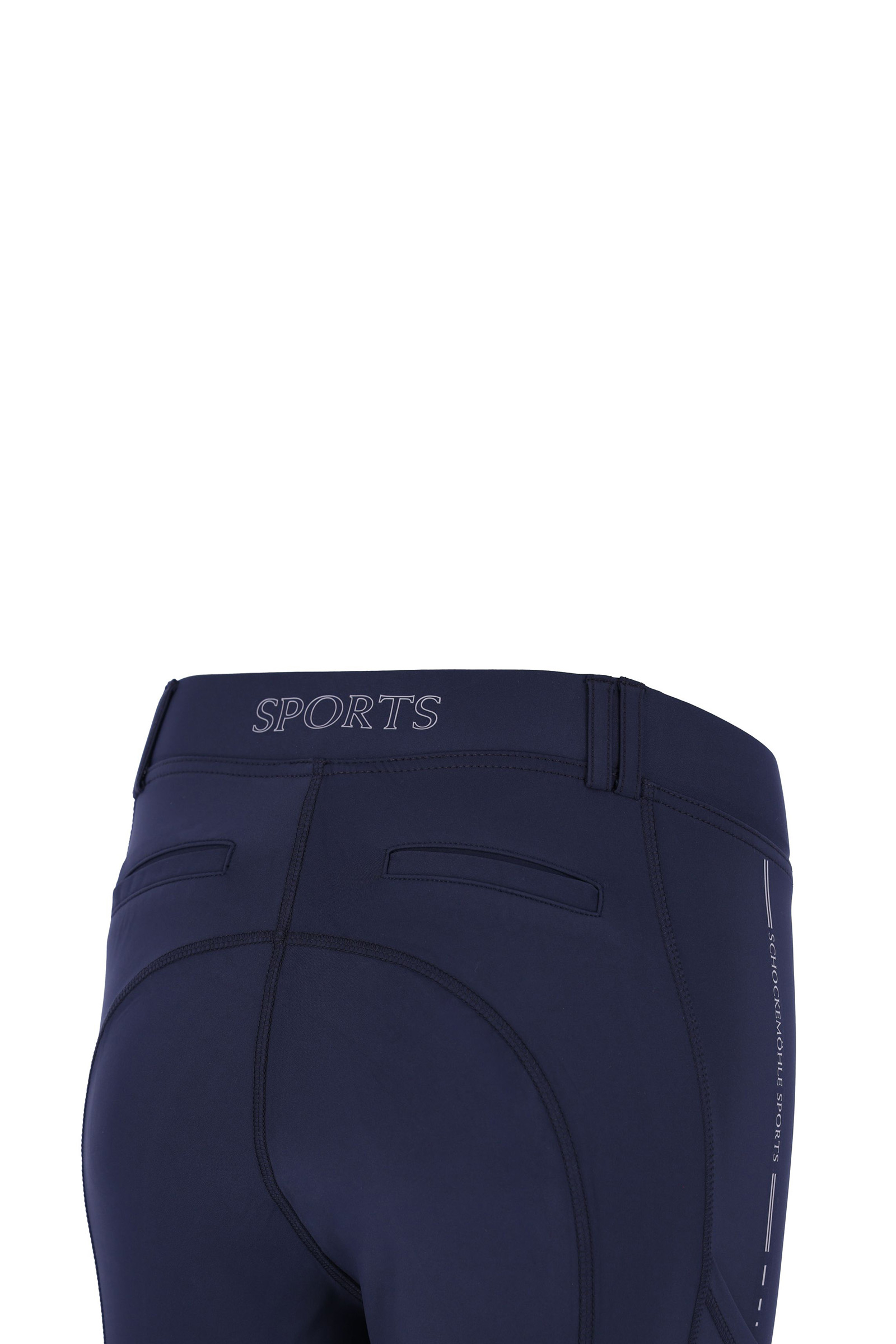 Schockem&ouml;hle Sports New Pocket Legginsy do jazdy konnej dla kobiet z wzmocnieniem na kolanach