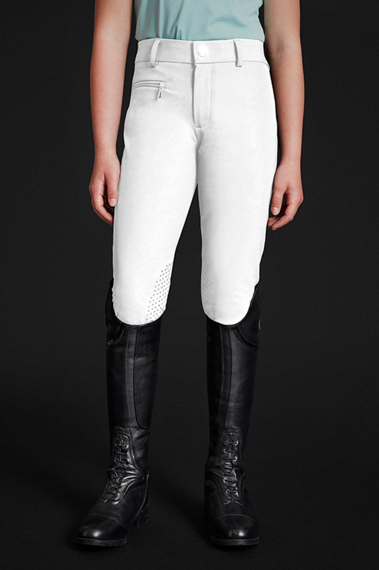 Mountain Horse Crown Dziecięce bryczesy z lejem kolanowym