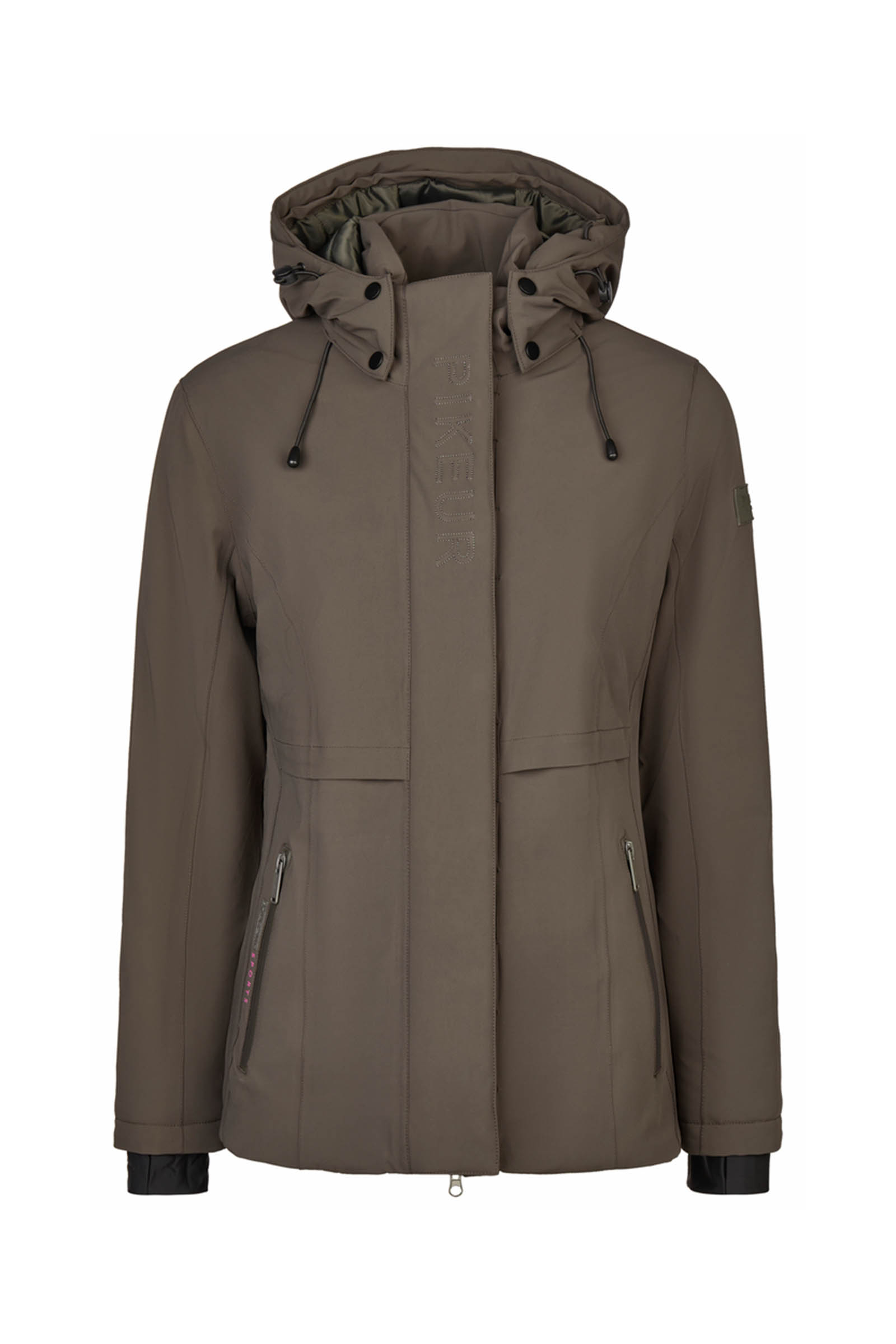 Deep Khaki Pikeur Sports Damska Wodoodporna Kurtka