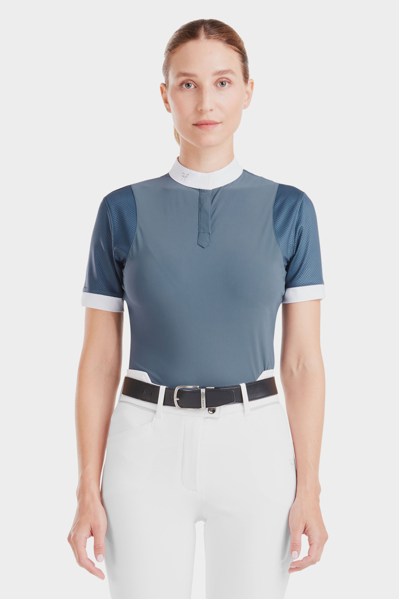 Vintage Indigo Horse Pilot Aerolight damska koszula z kr&oacute;tkim rękawem