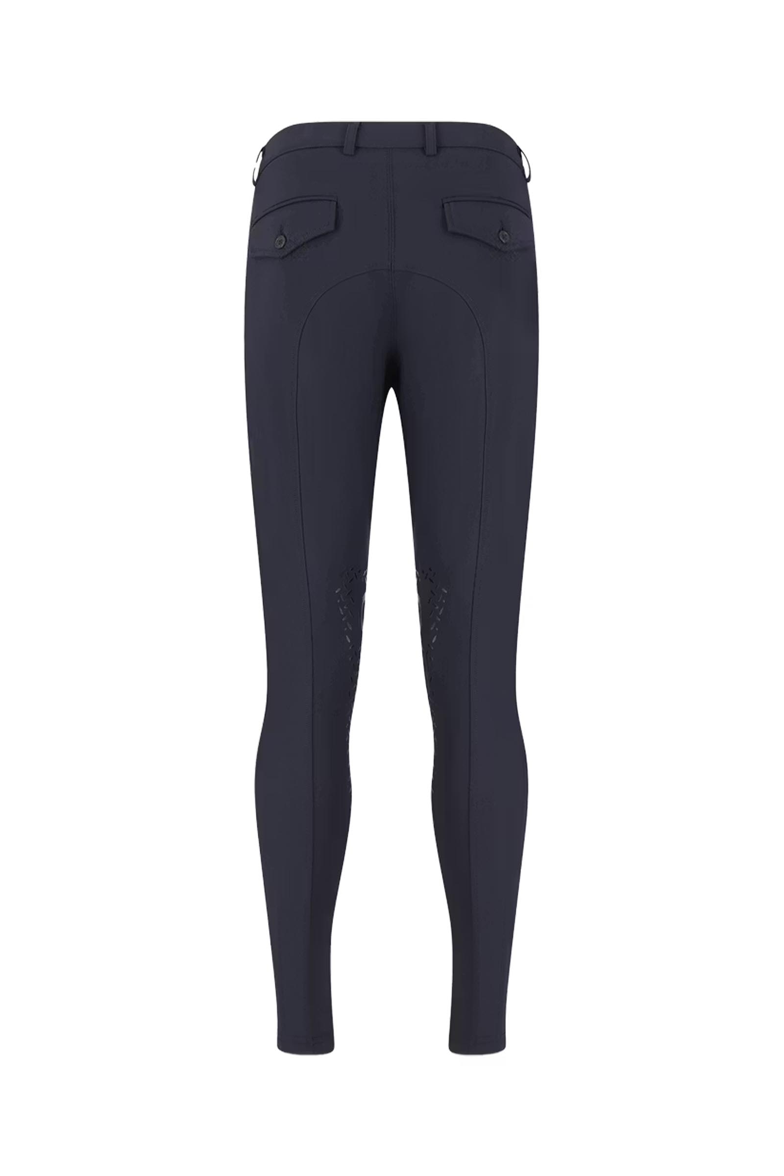 Navy Kentucky Horsewear Mexico bryczesy męskie z lejem kolanowym  