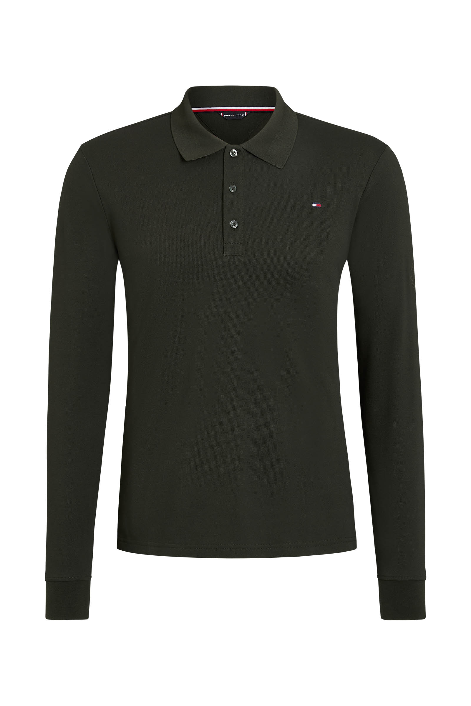 Pine Tommy Hilfiger Equestrian Erwin Long Sleeve Polo