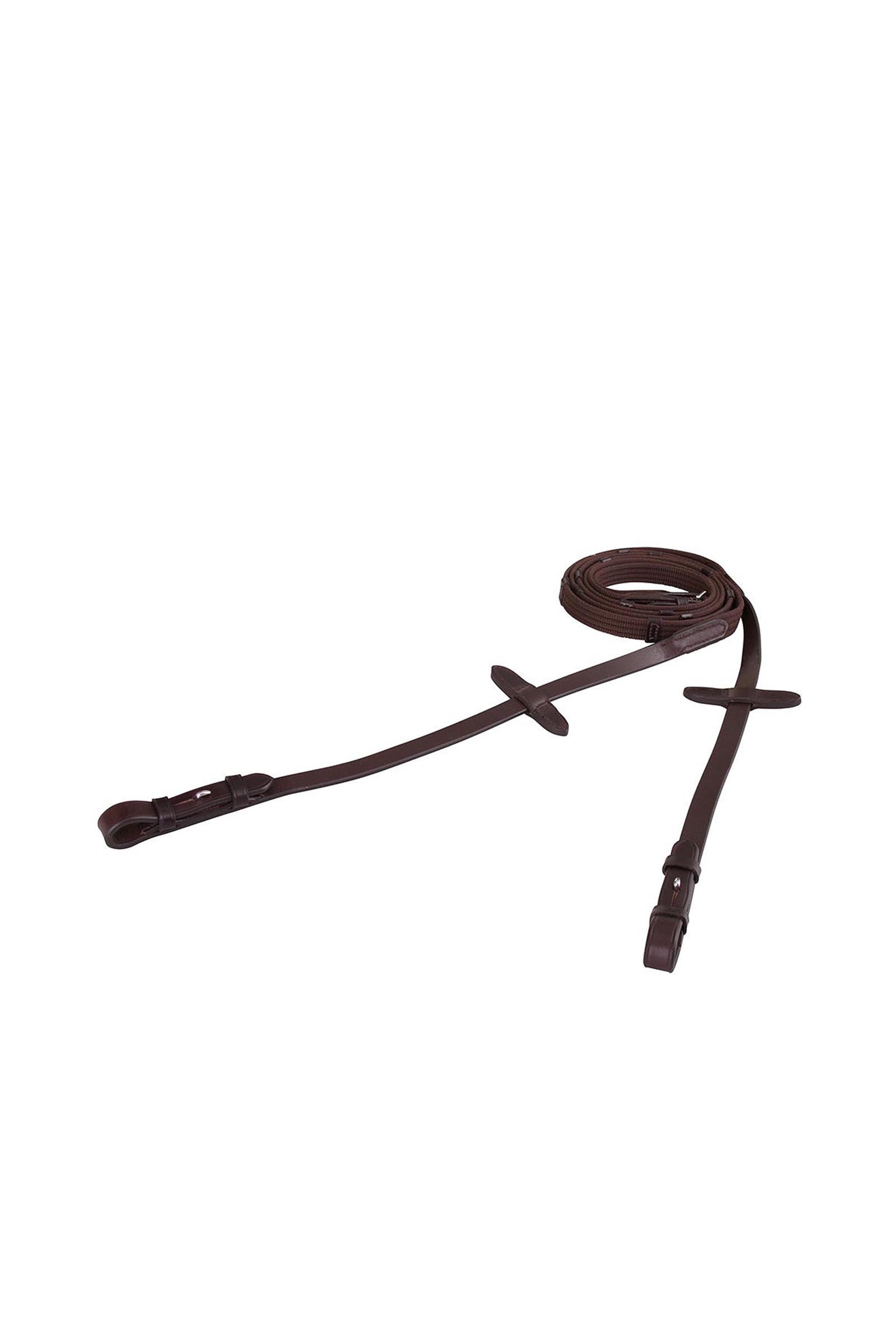 Brown/Silver BR taśmowe wodze