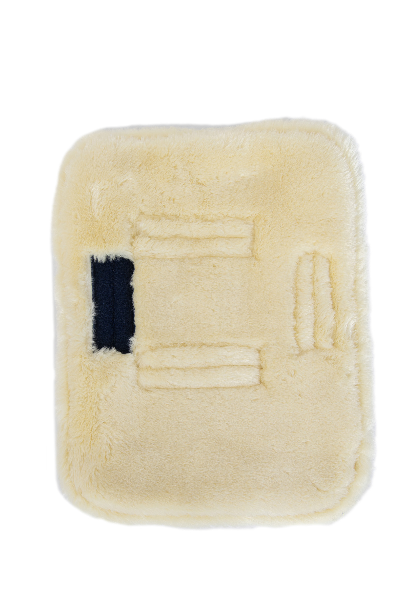 Pikowany ekspander klatki piersiowej Kentucky Horsewear z 2 klamrami z owczej skóry