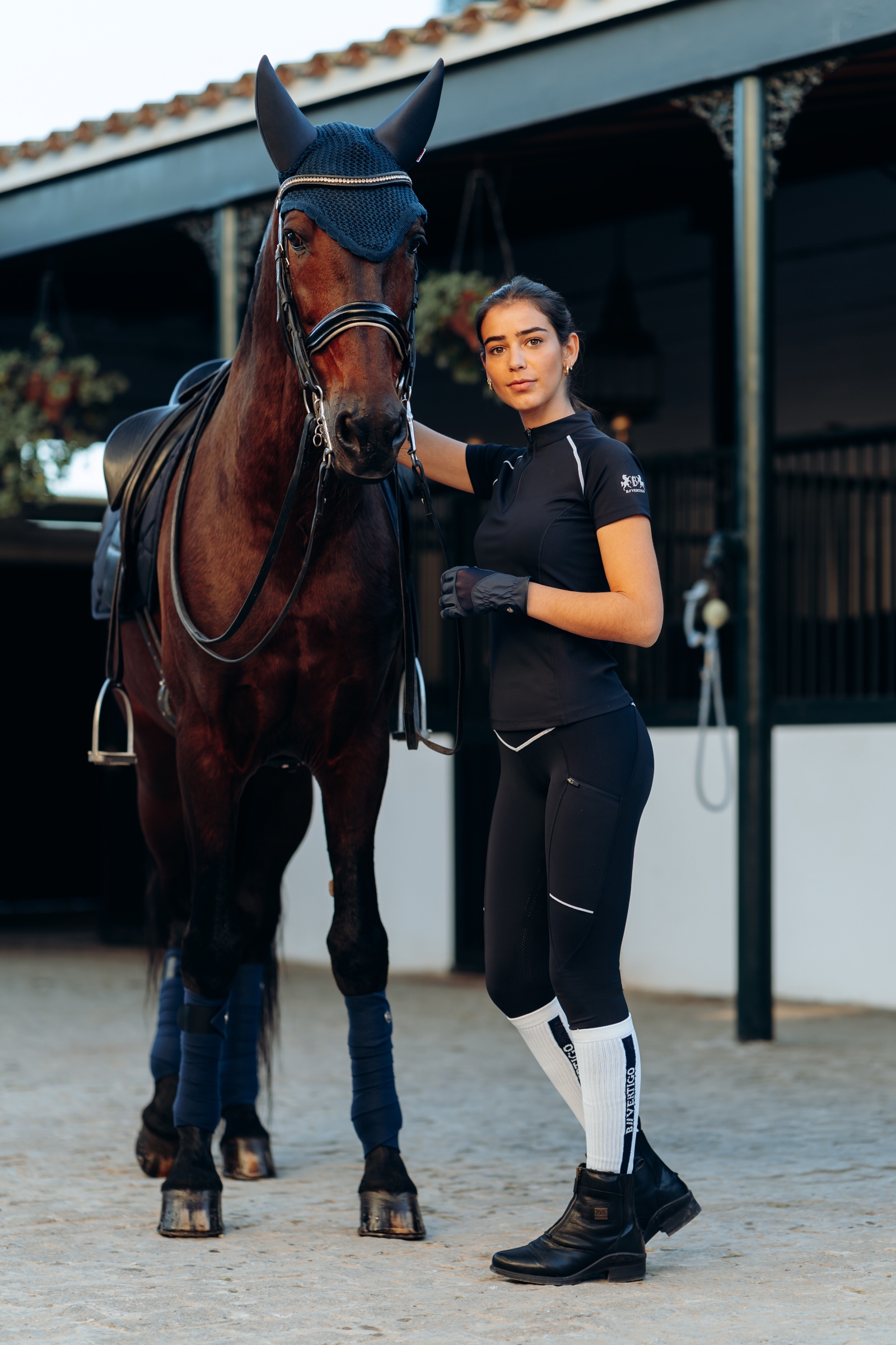 B Vertigo Techniczne podkolanówki jeździeckie