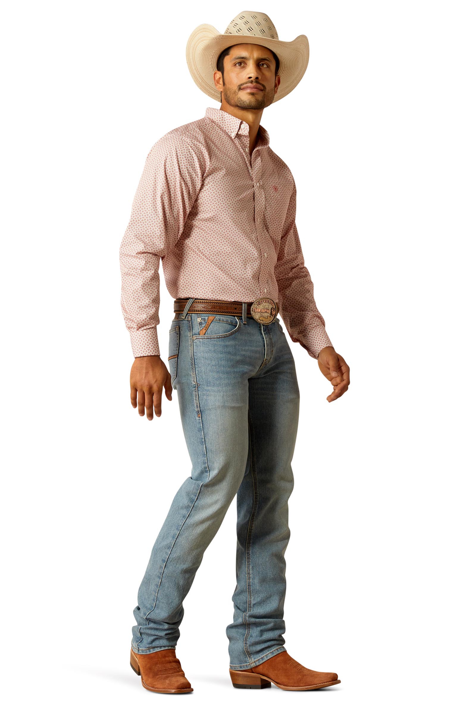 Ariat Ray M7 Pro Series męskie dżinsy z prostą nogawką