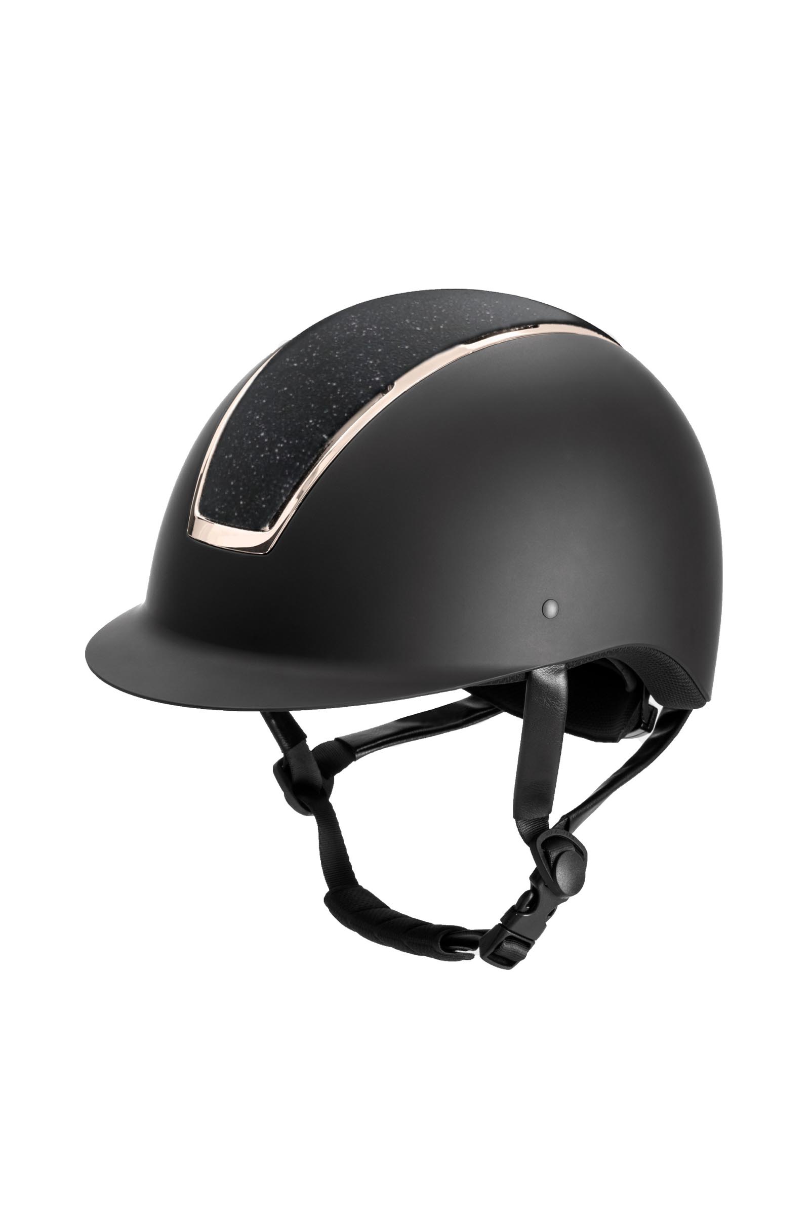 Black/Rosegold/ Black USG Kask jeździecki Comfort Jewel