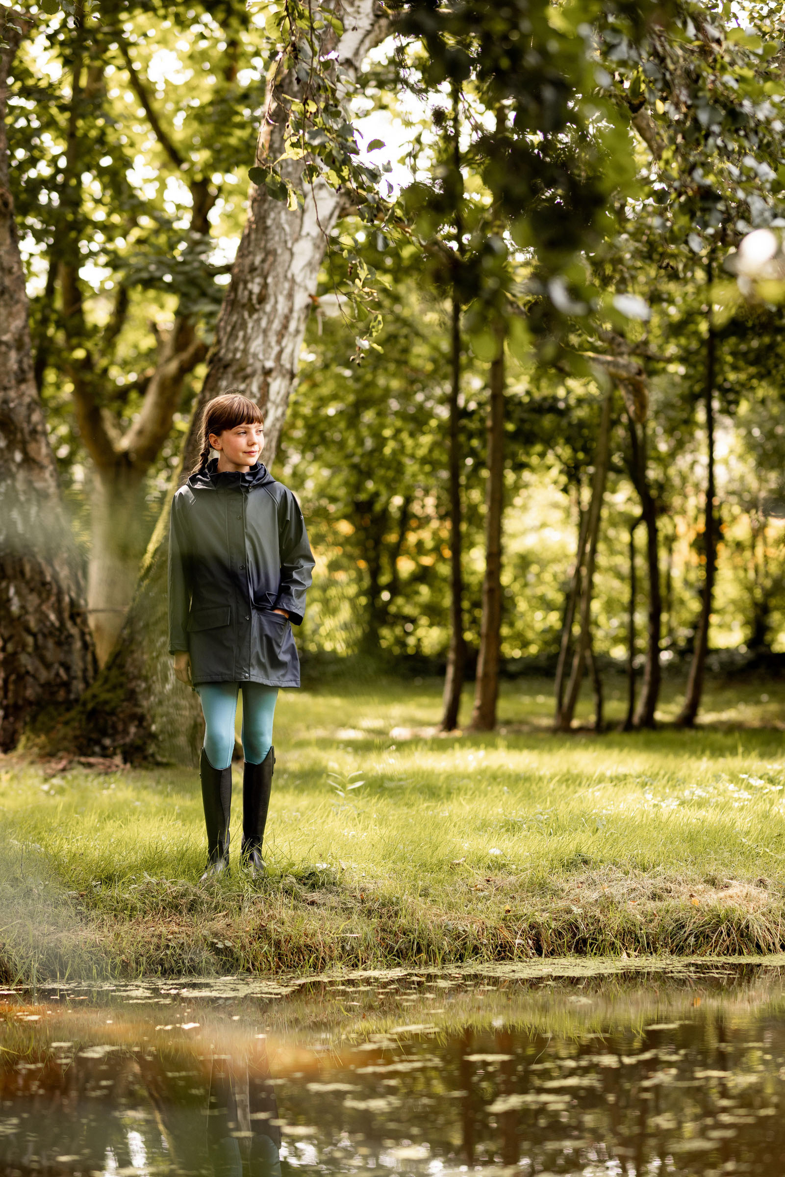 horze Clara Dziecięca kurtka przeciwdeszczowa