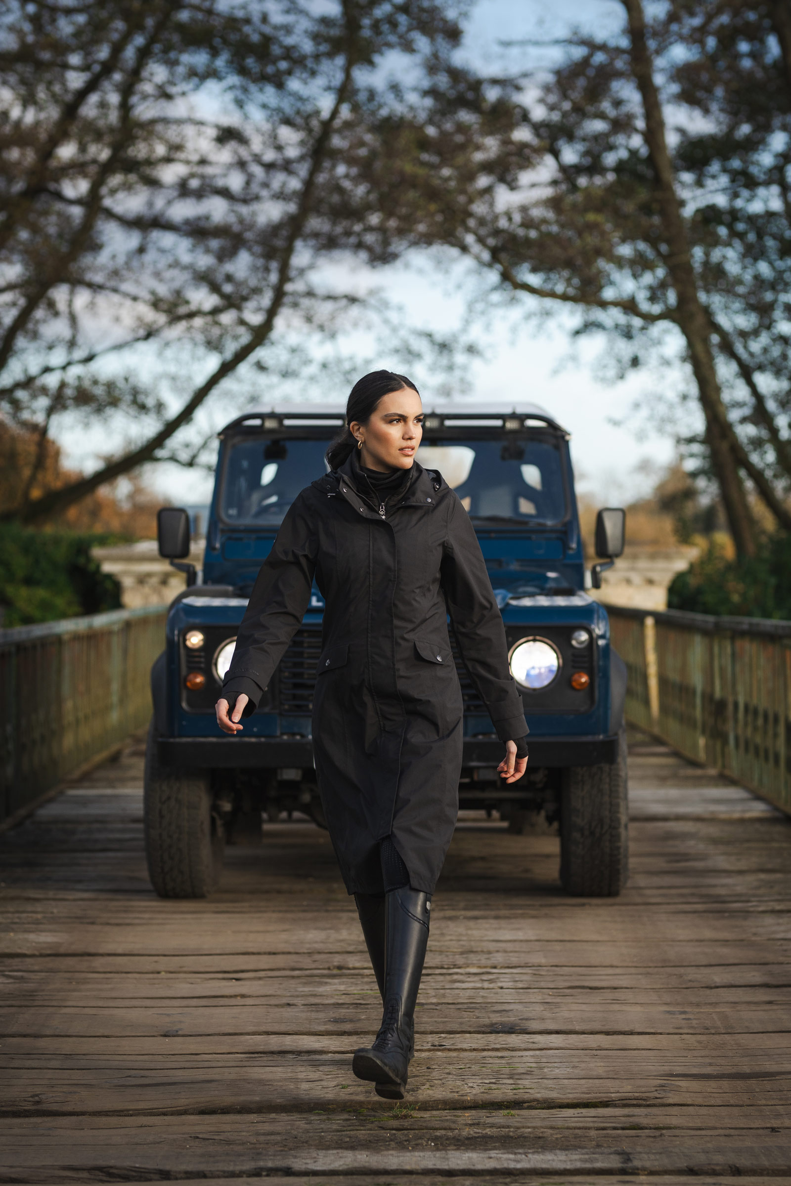 LeMieux Amelie damski wodoodporny lekki płaszcz do jazdy konnej