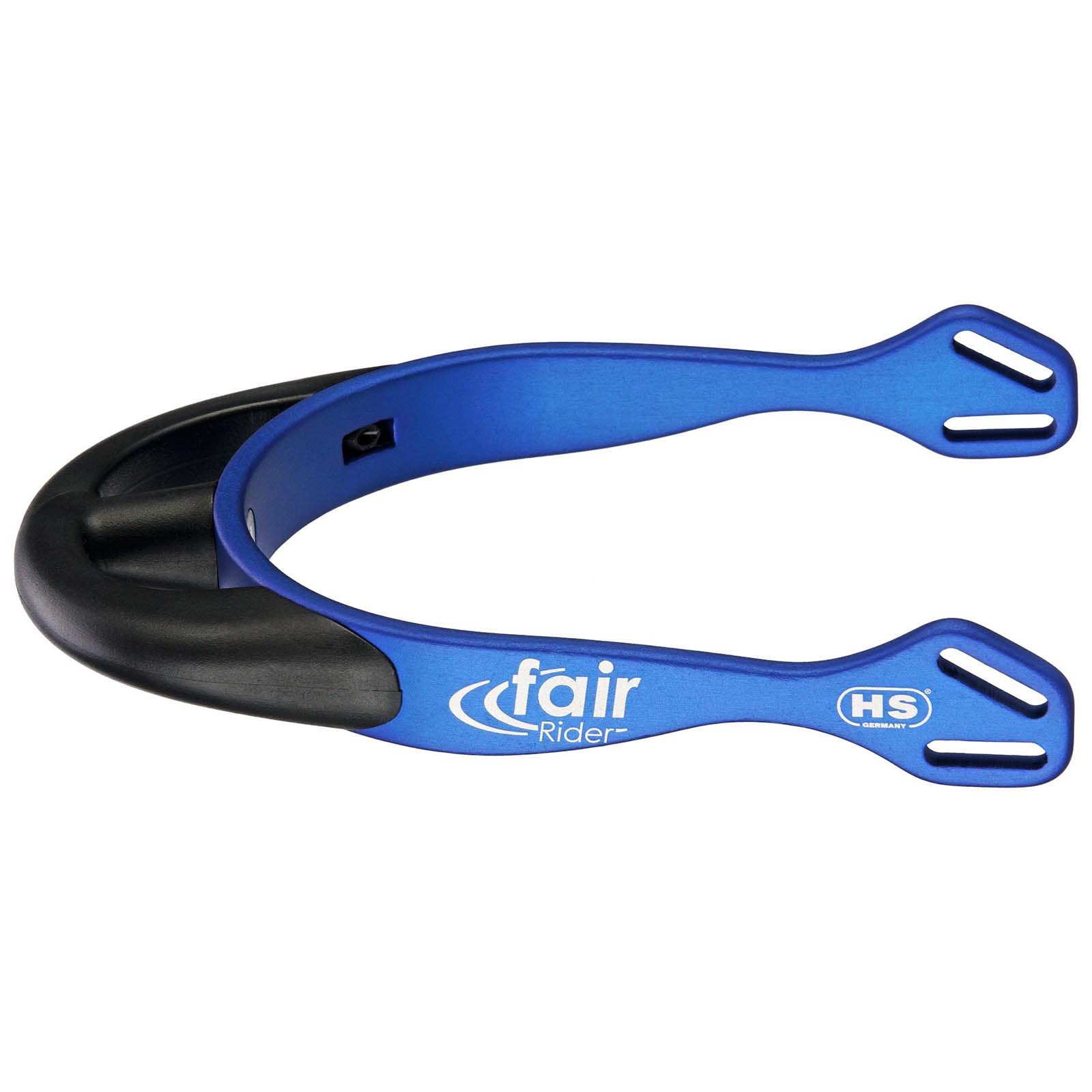 Blue/Black Sprenger FairRider Aluminiowe ostrogi z zaokrągloną końcówką 25mm