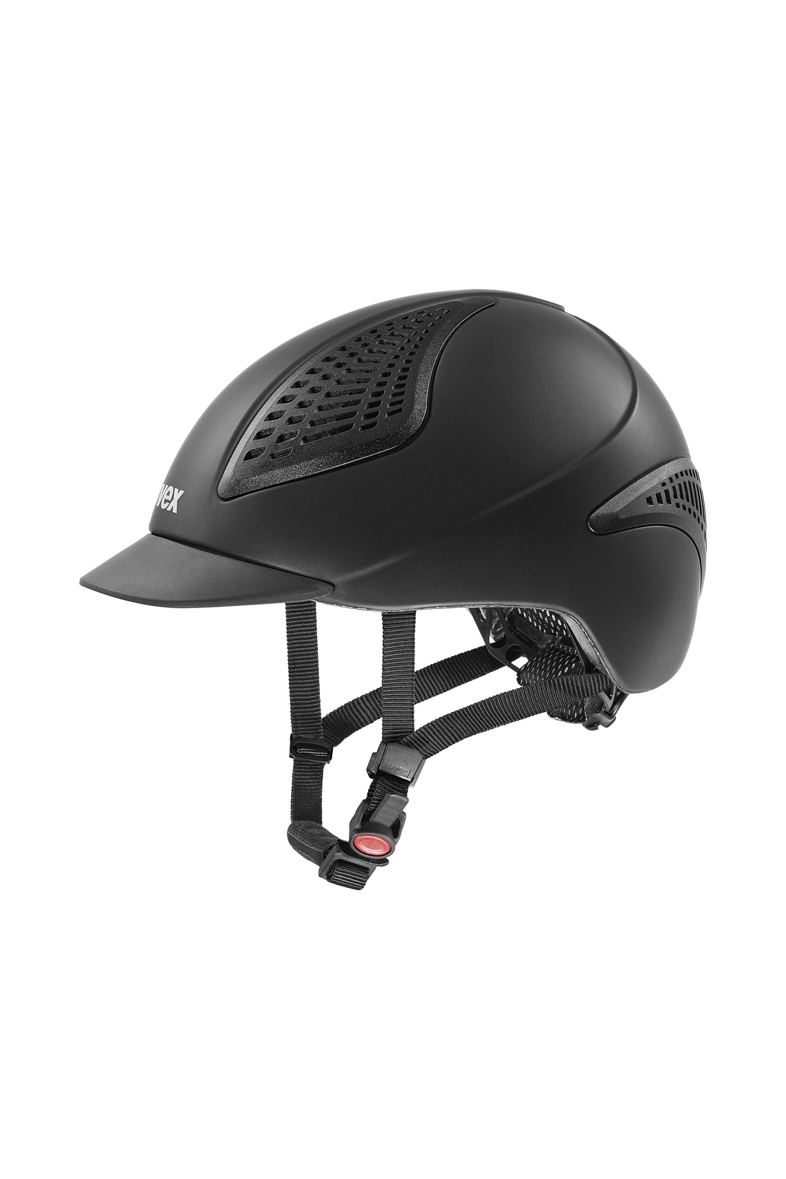 black mat Uvex Exxential III kask jeździecki