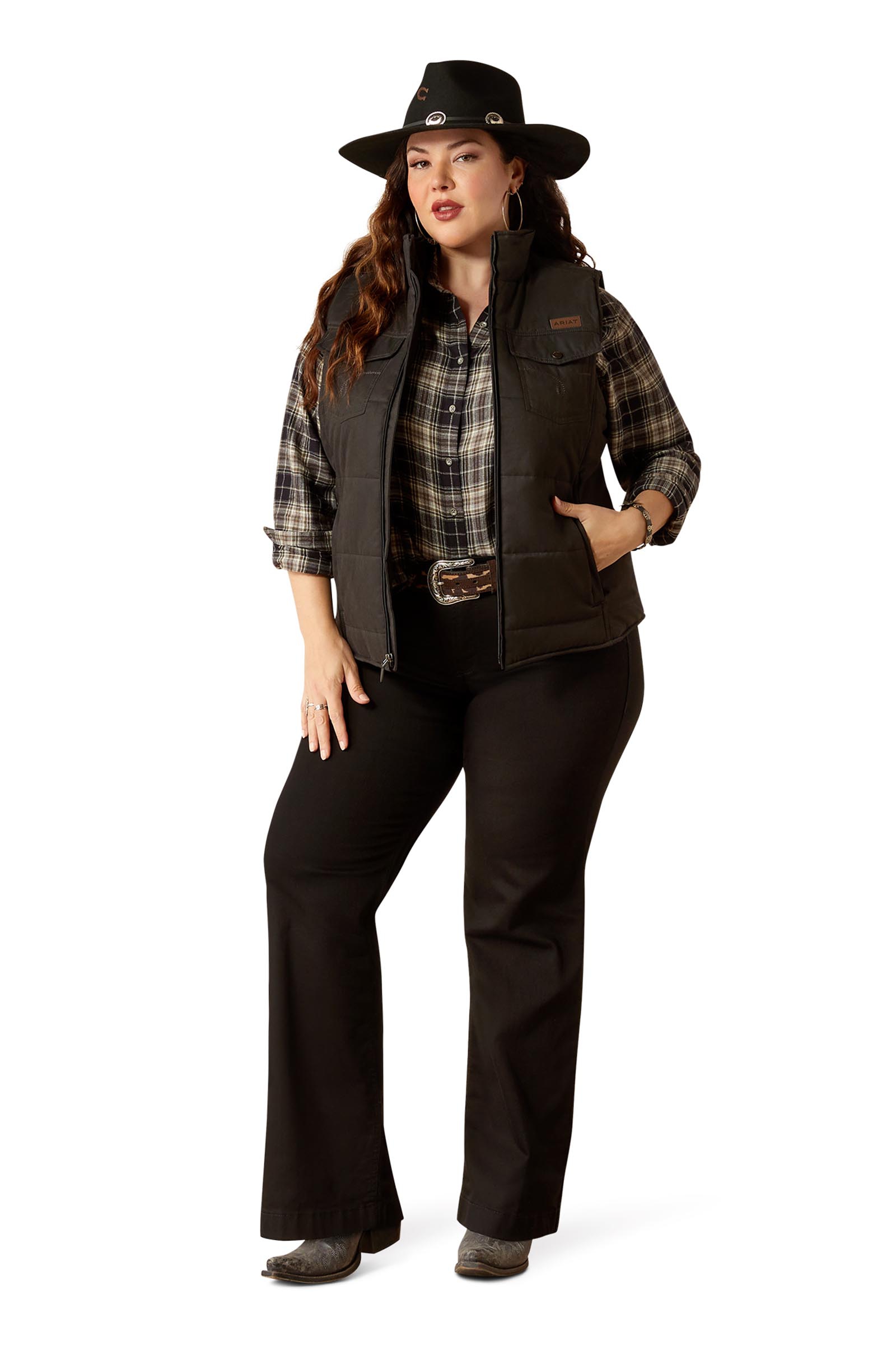 Ariat Grizzly Damska pikowana kamizelka