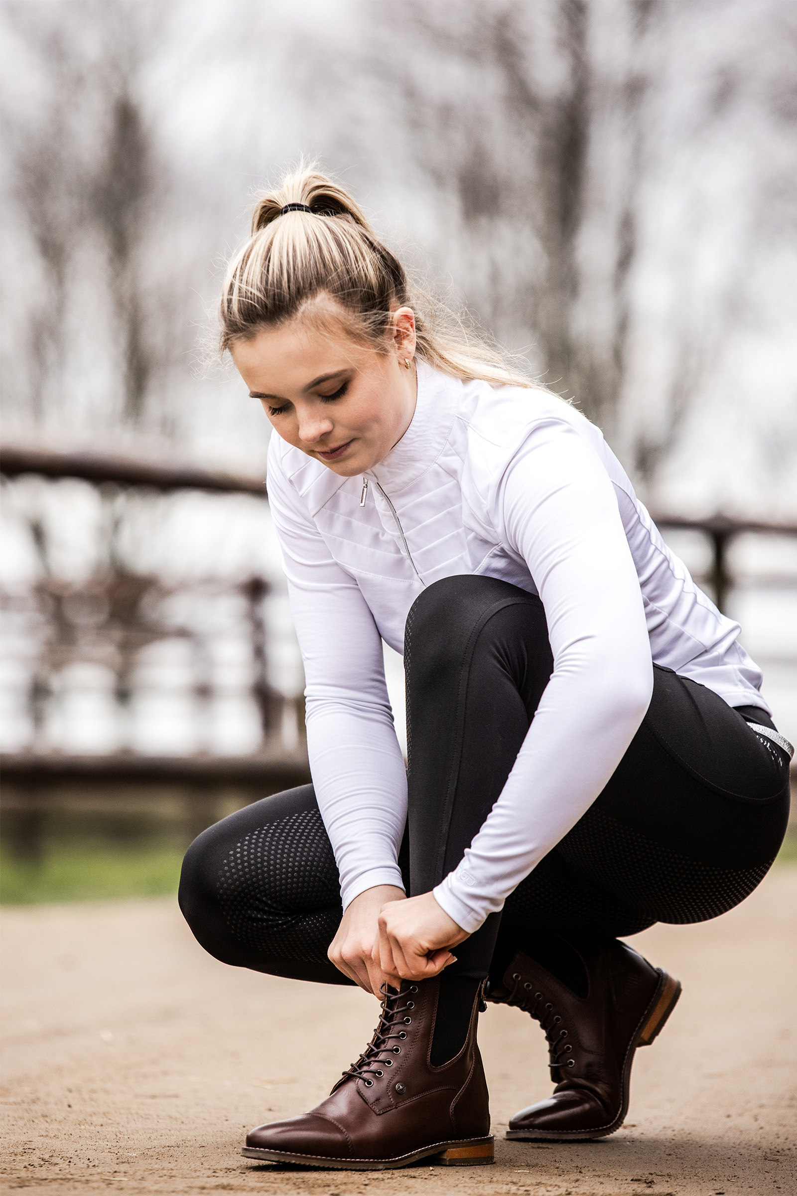 Suedwind Footwear Florentina Sznurowane sztyblety z zapięciem z tyłu