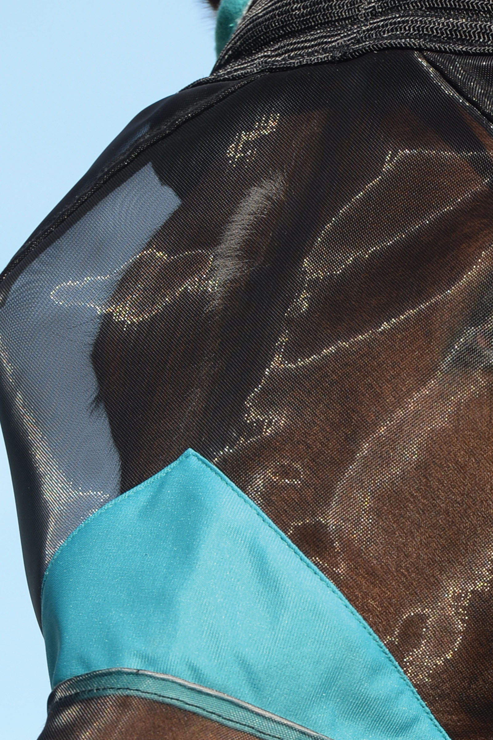 Weatherbeeta Comfitec Deluxe drobno siatkowa maska z uszami