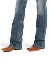 Ariat Whipstitch R.E.A.L. Bootcut stretch jeans ze średnim stanem