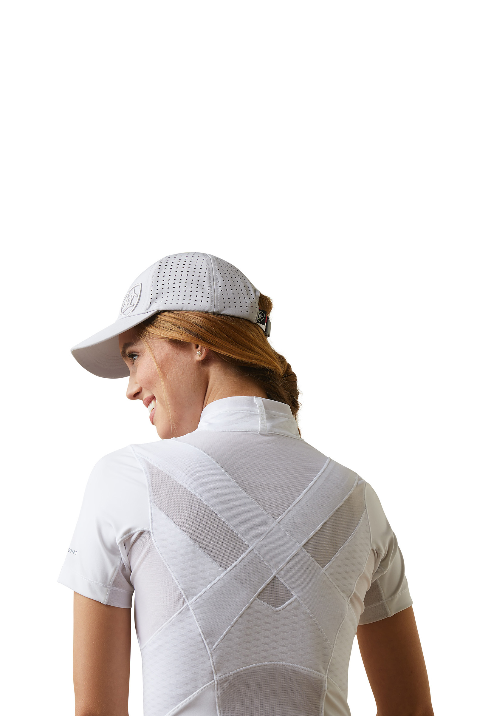 Damska koszulka konkursowa Ariat Ascent z zamkiem 1/4