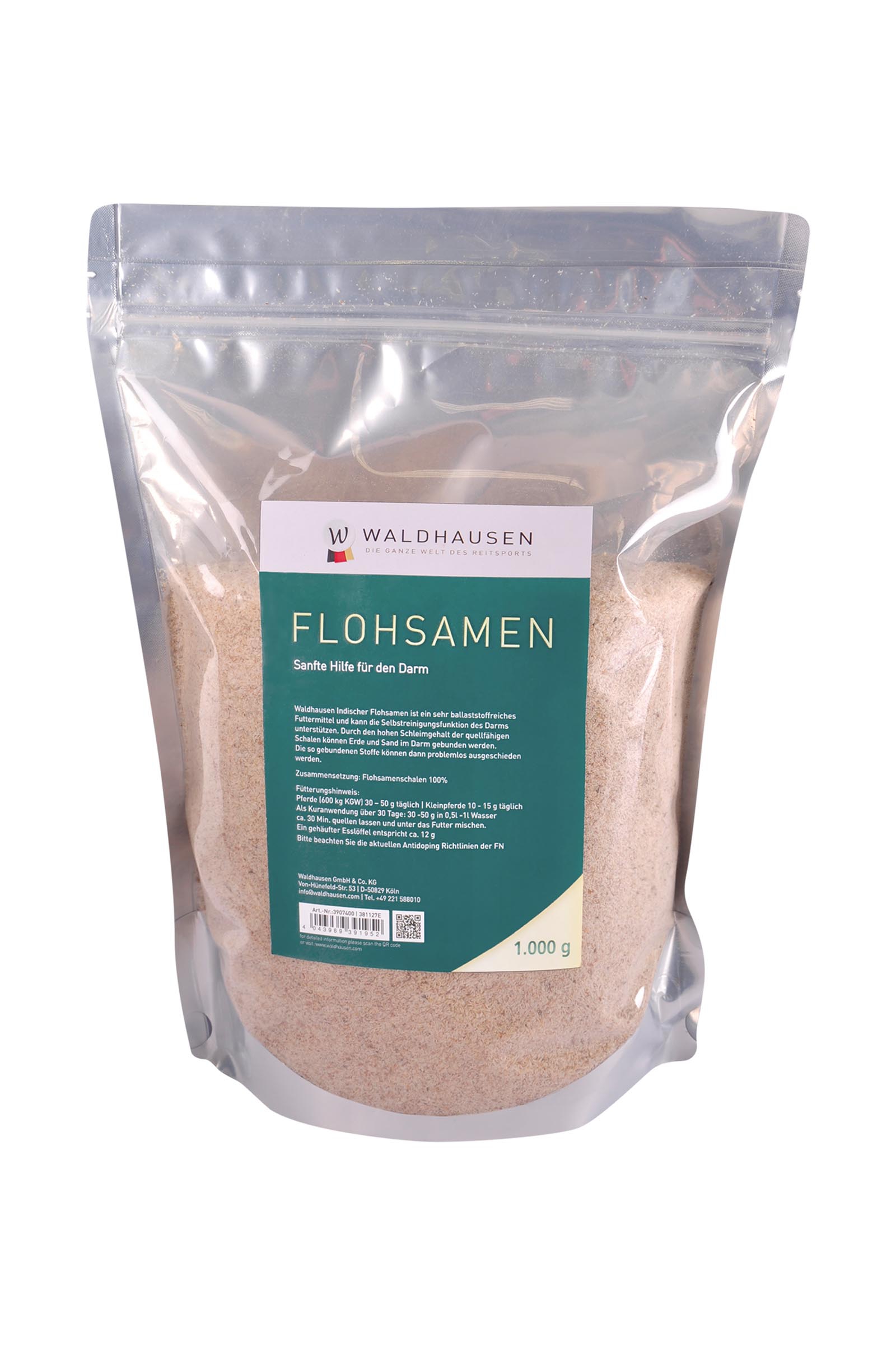 Waldhausen Nasiona psyllium - Łagodna pomoc dla układu trawiennego, 1kg