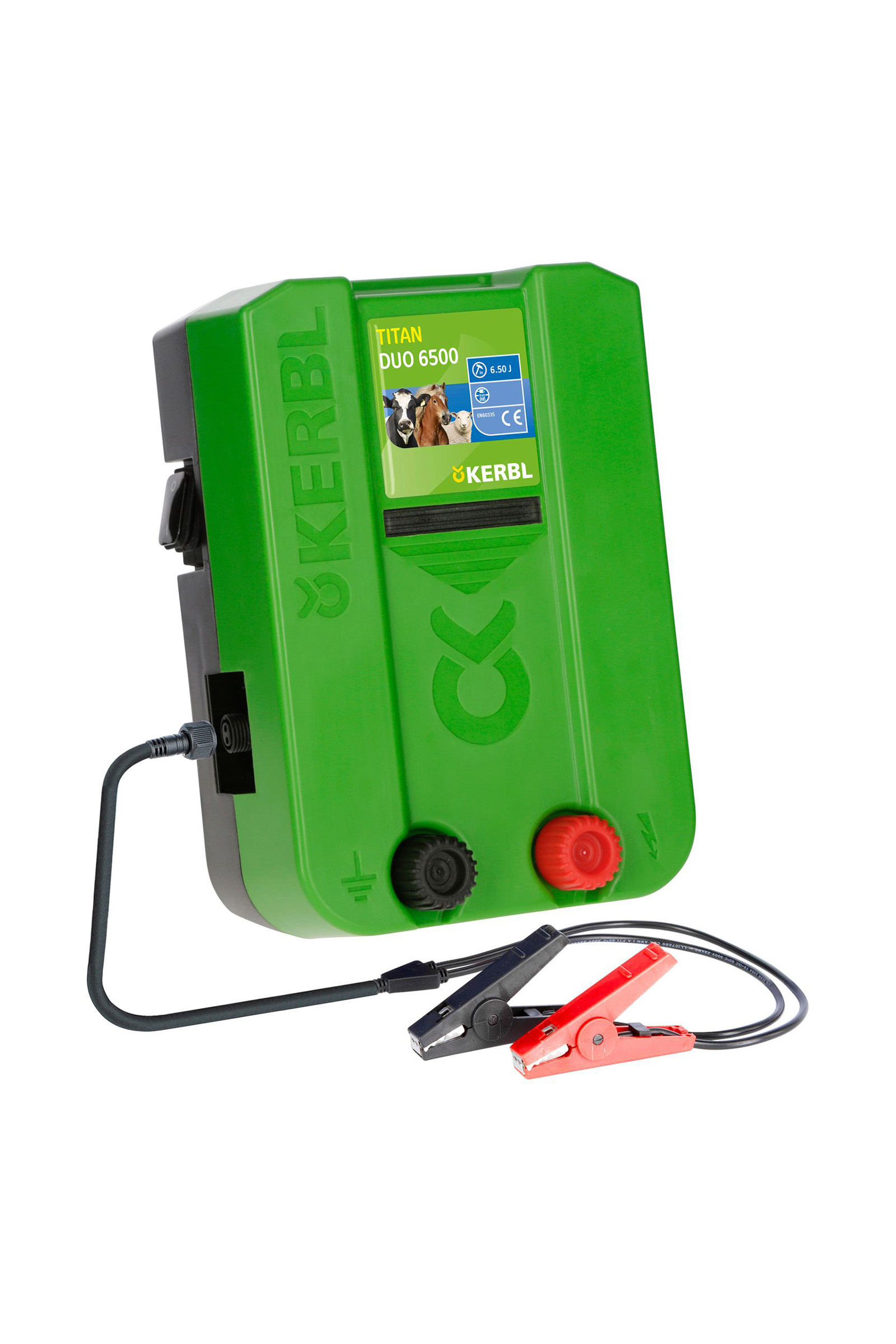 Kerbl TITAN DUO 6500 Uniwersalny elektryzator 12V