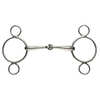 Korsteel Stainless Steel Jointed 2 Ring Dutch Gag Bit