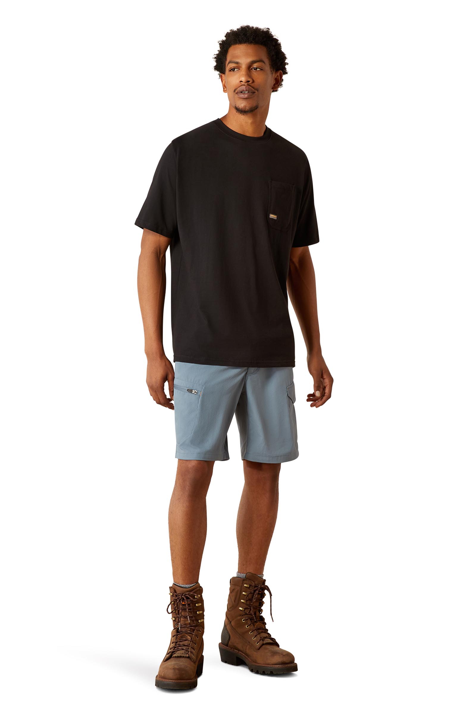 Ariat Rebar Cotton Strong Hardhead Męski T-shirt