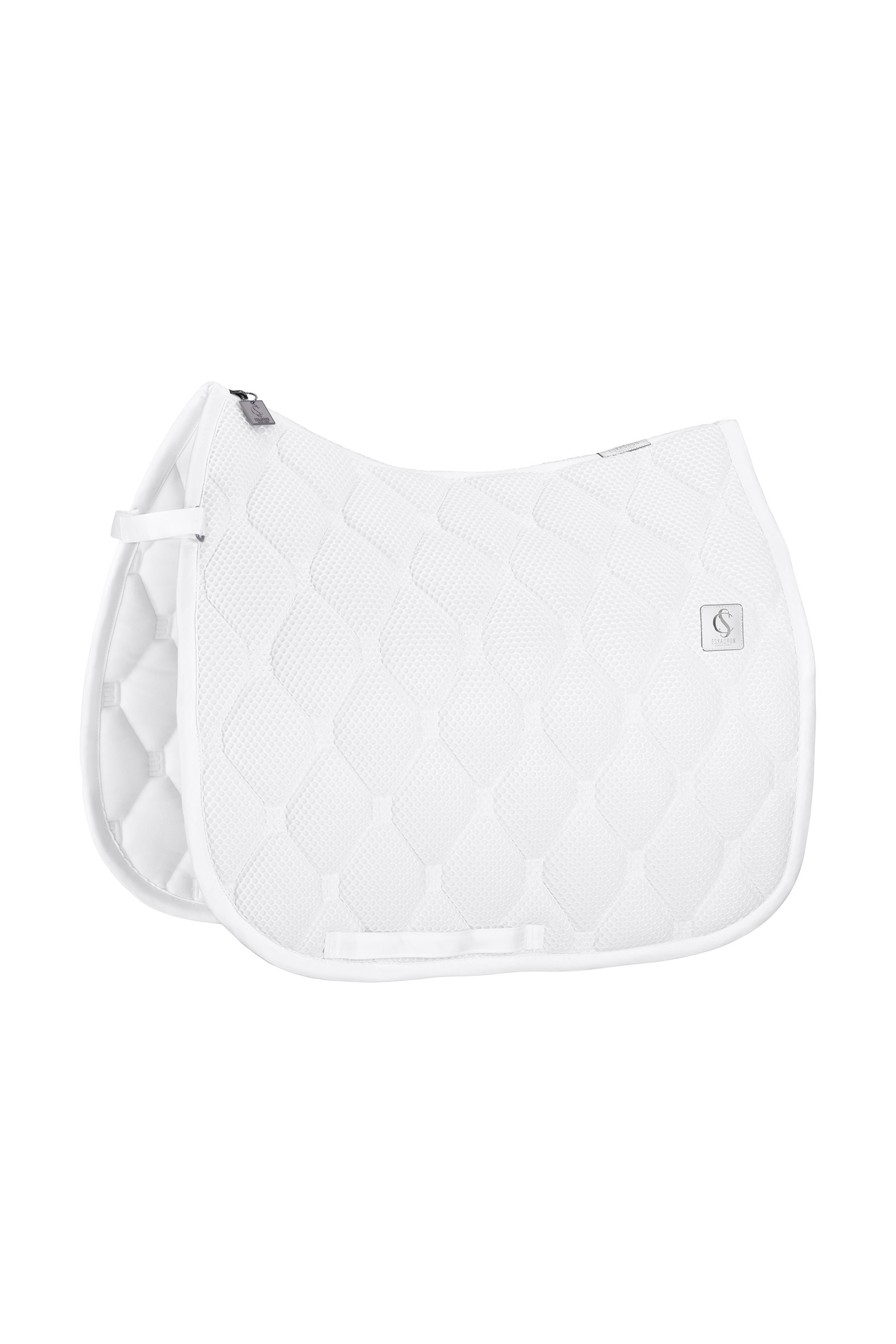 White Siodło Eskadron Classic Sports Dressage Mesh SS24 