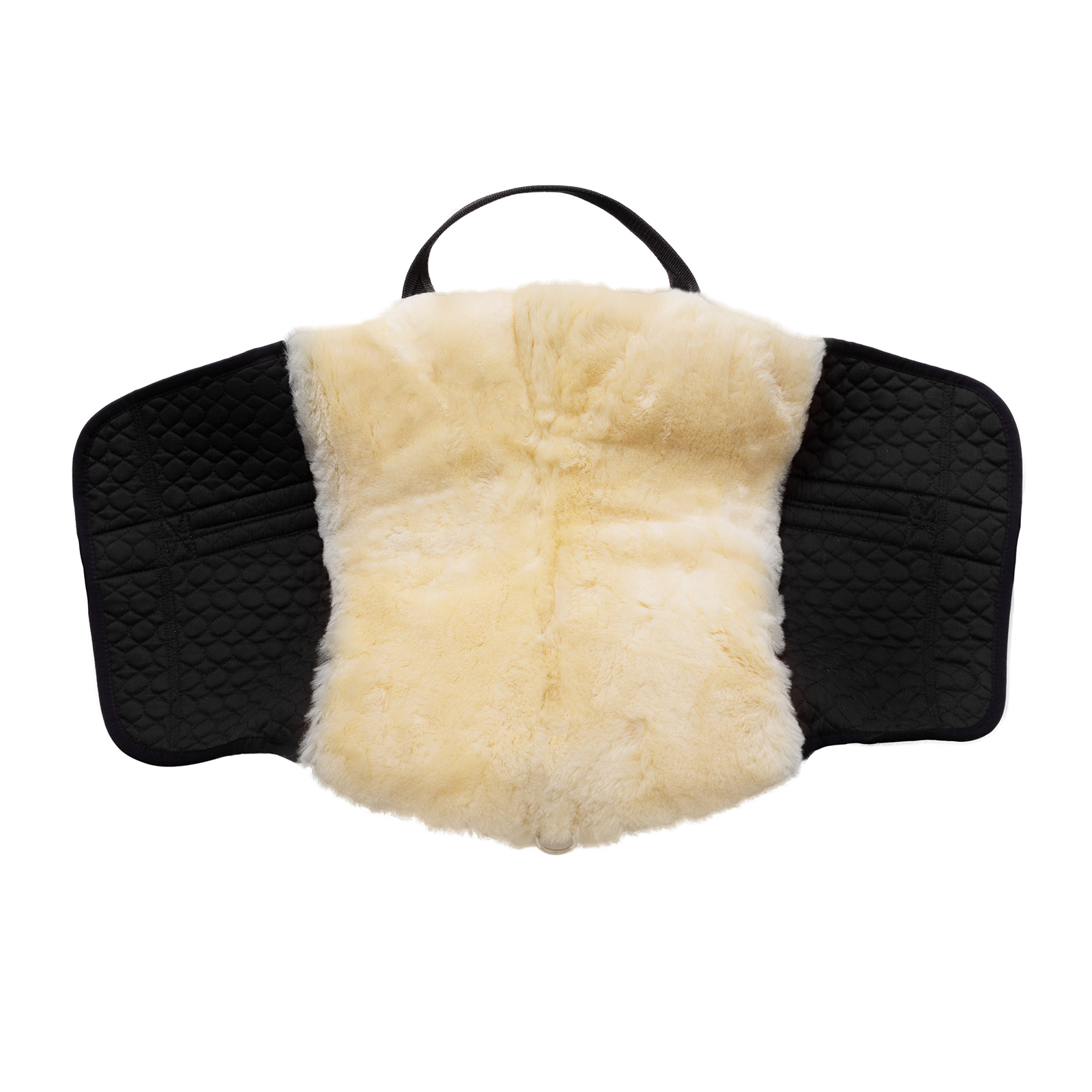 Siodło Christ Bareback Iberica Plus z owczej skóry, Szetlandy