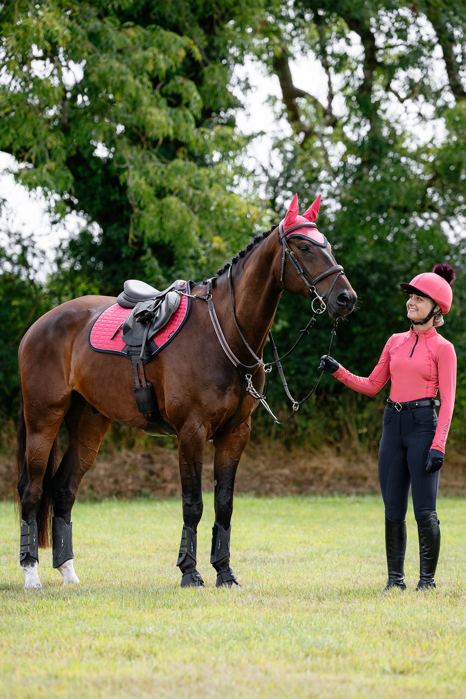 LeMieux Suede Square CC Czaprak skokowy
